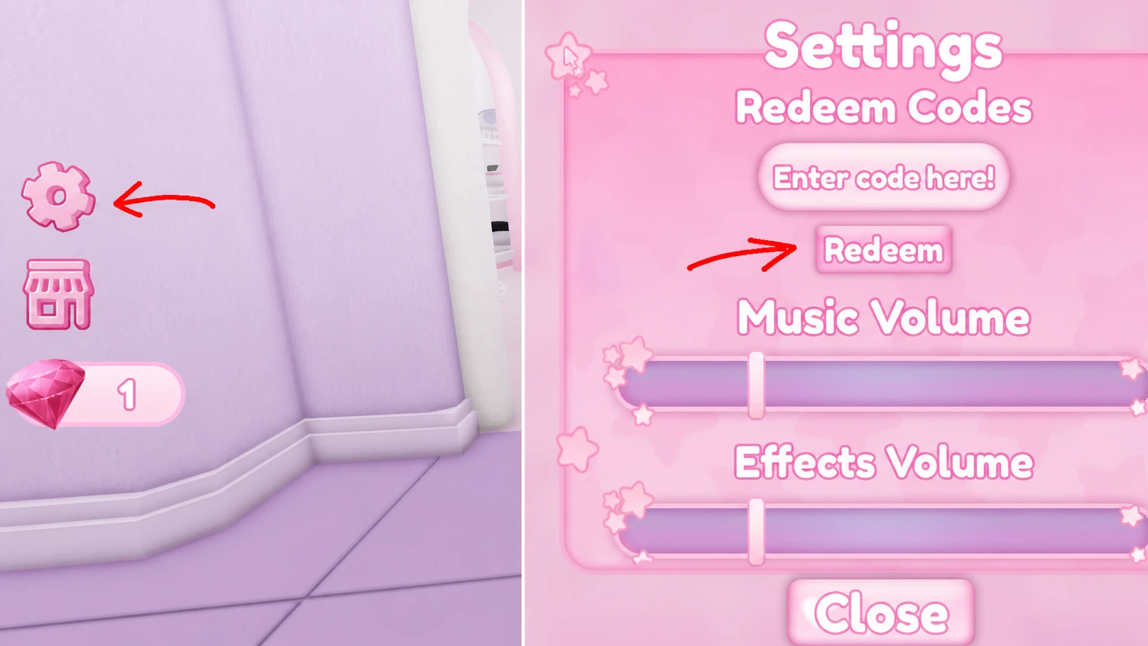 Redeem codes in It Girl
