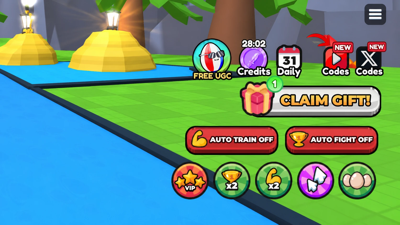 pull a sword codes redeem option