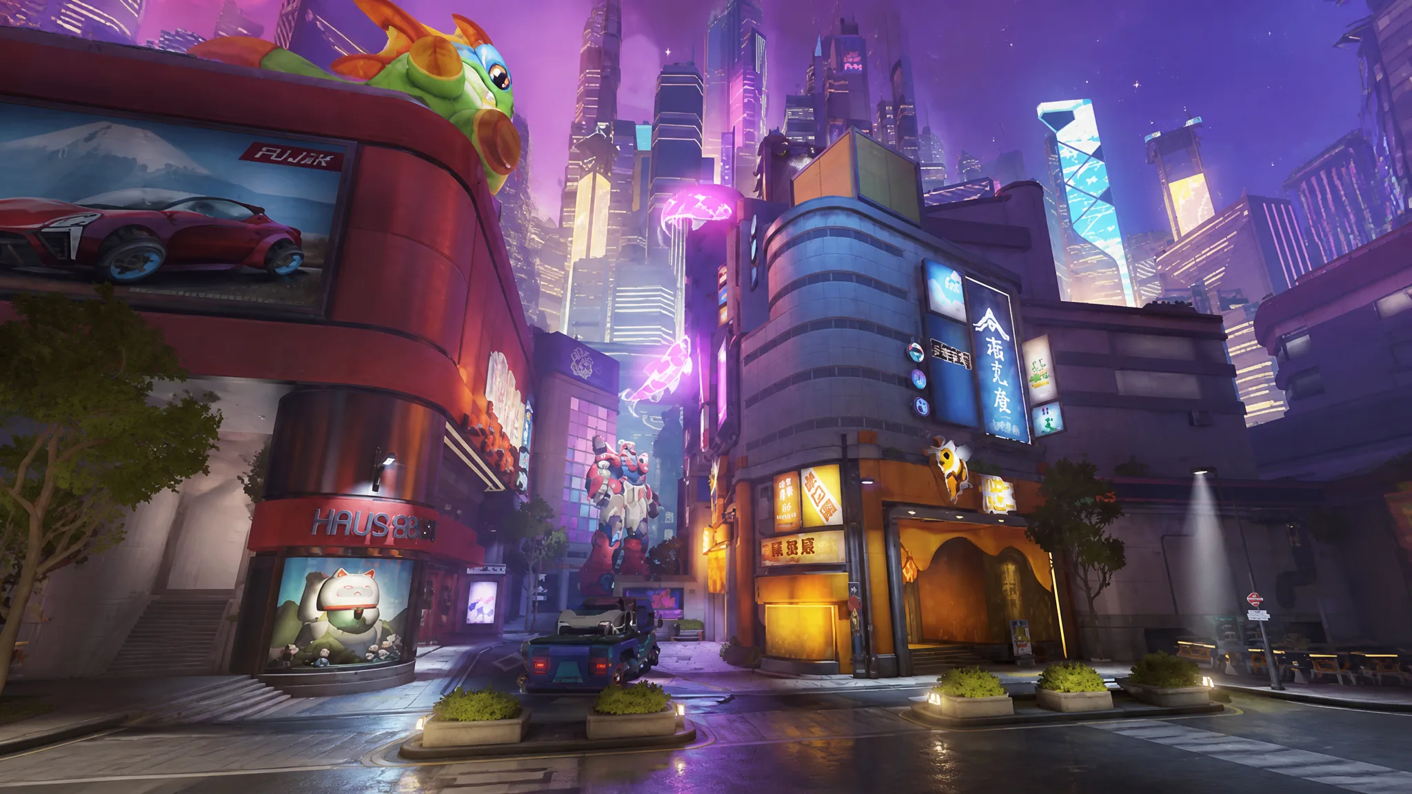 Overwatch events: Anima Strike, set in the neon-drenched Neon Junction