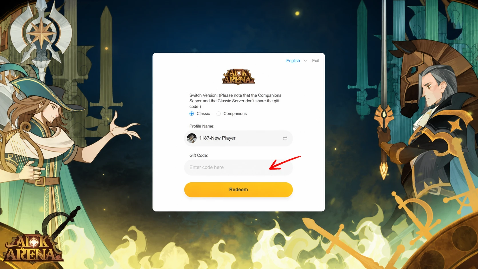 AFK Arena Code redemption guide