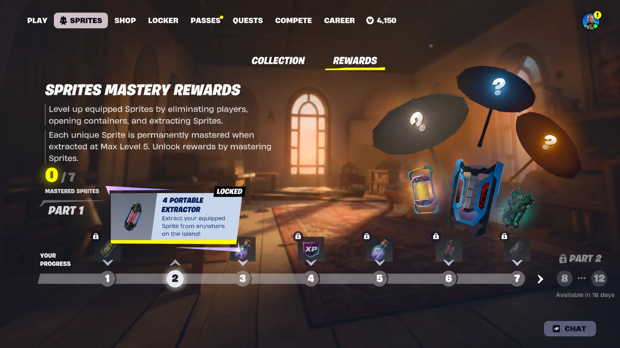 Fortnite Extraction Gizmos Sprite Mastery