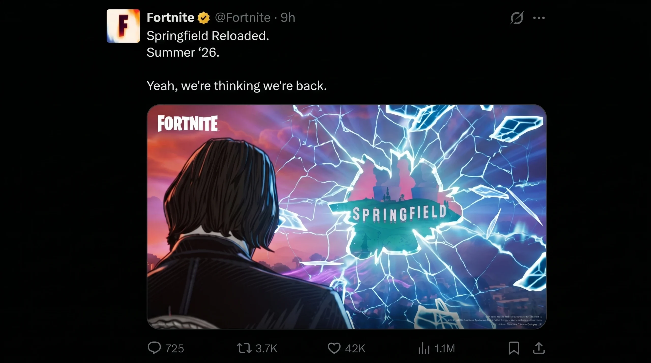 Fortnite The Simpsons Map Return News
