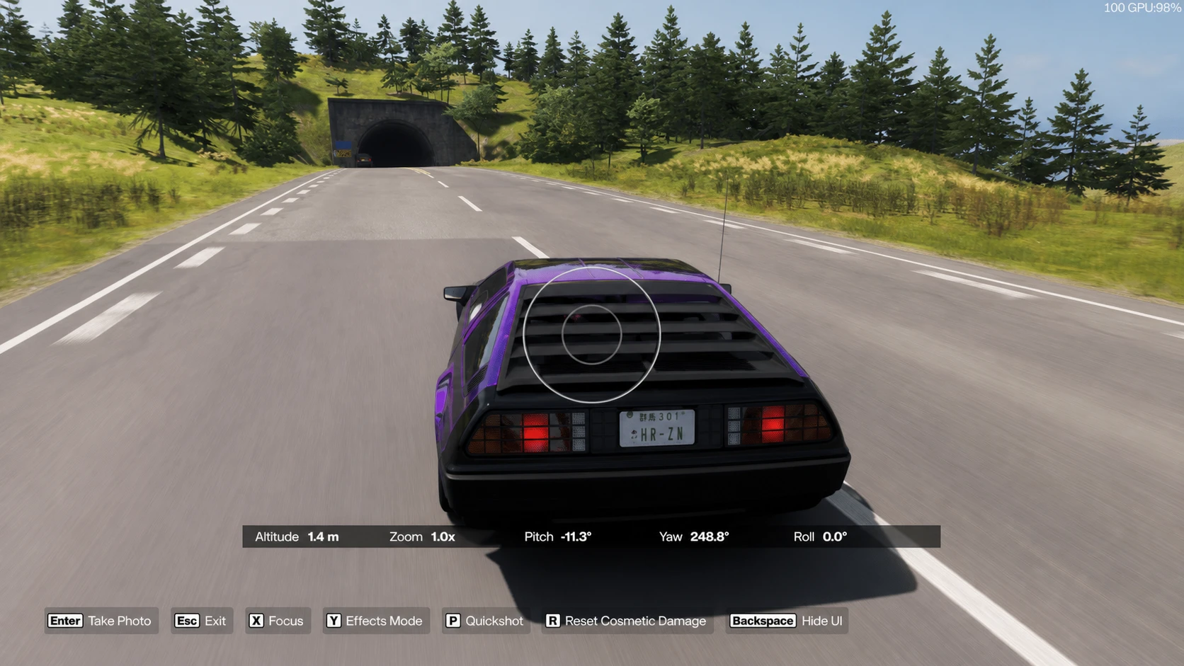 USing the photo mode in Forza Horizon 6