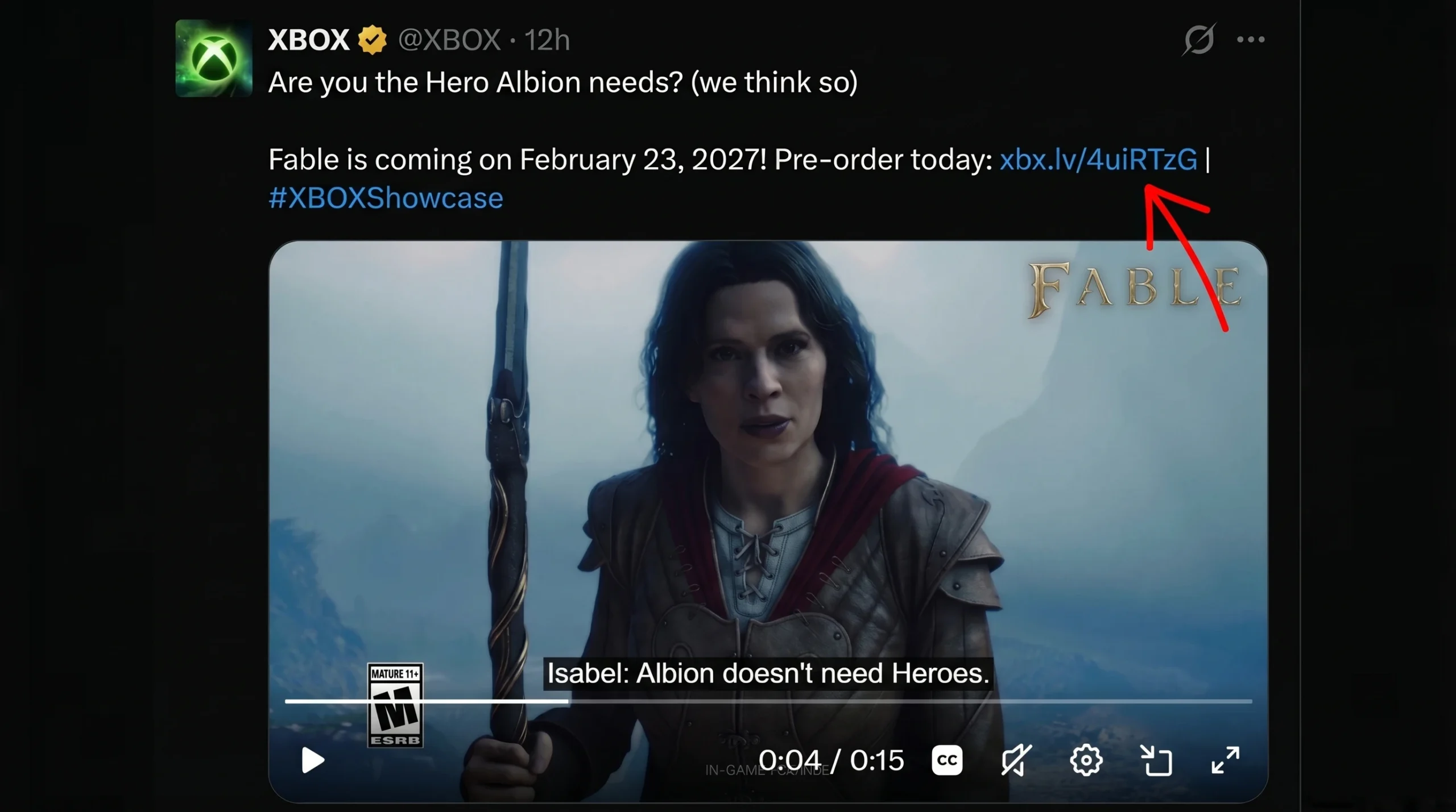 Fable release date