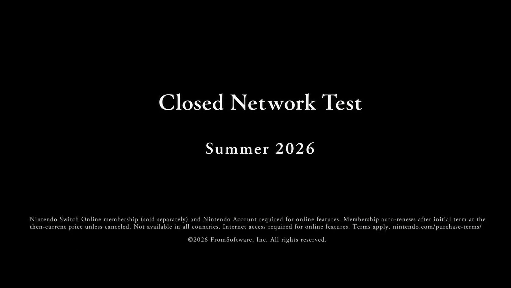 The Duskbloods closed Network test