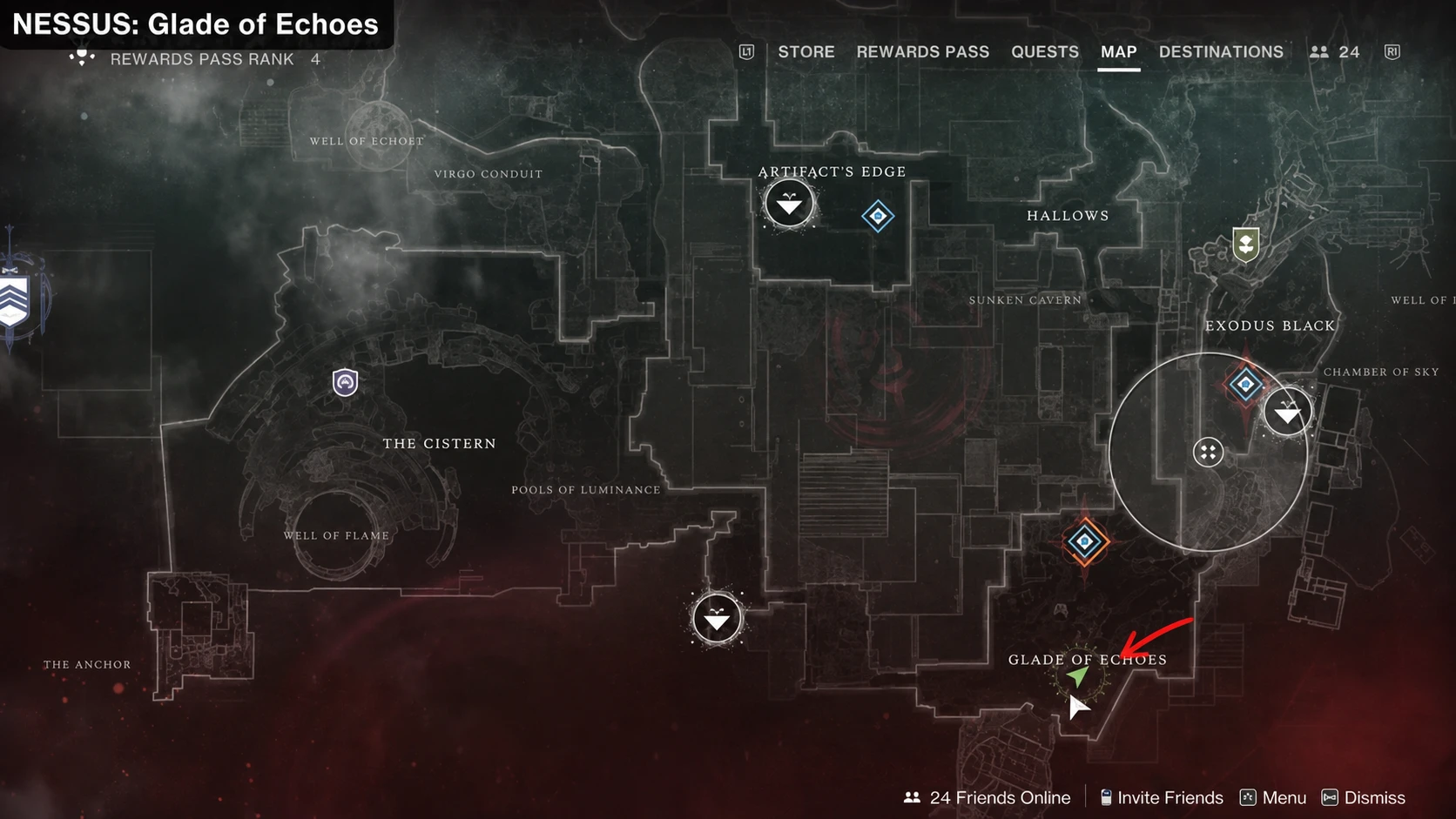 Glade of Echoes Case File inside stacked containers in Destiny 2