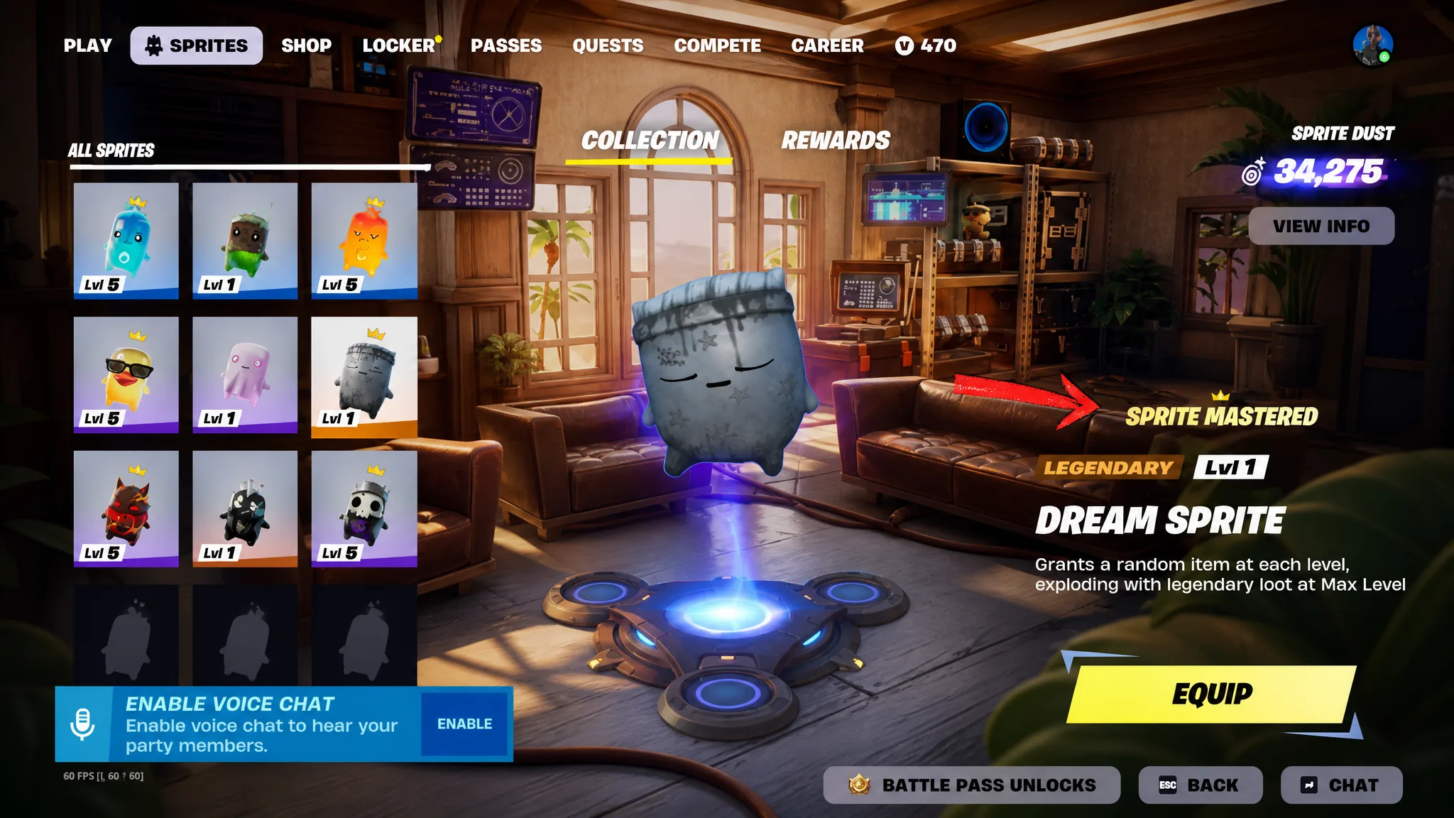 Fortnite Mastered Sprite