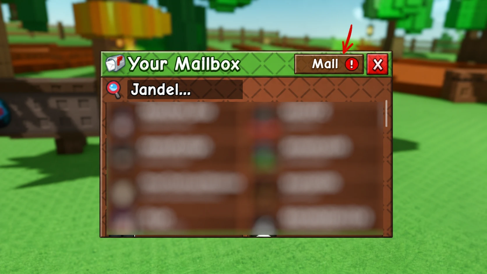 Mail in Grow a Garden 2