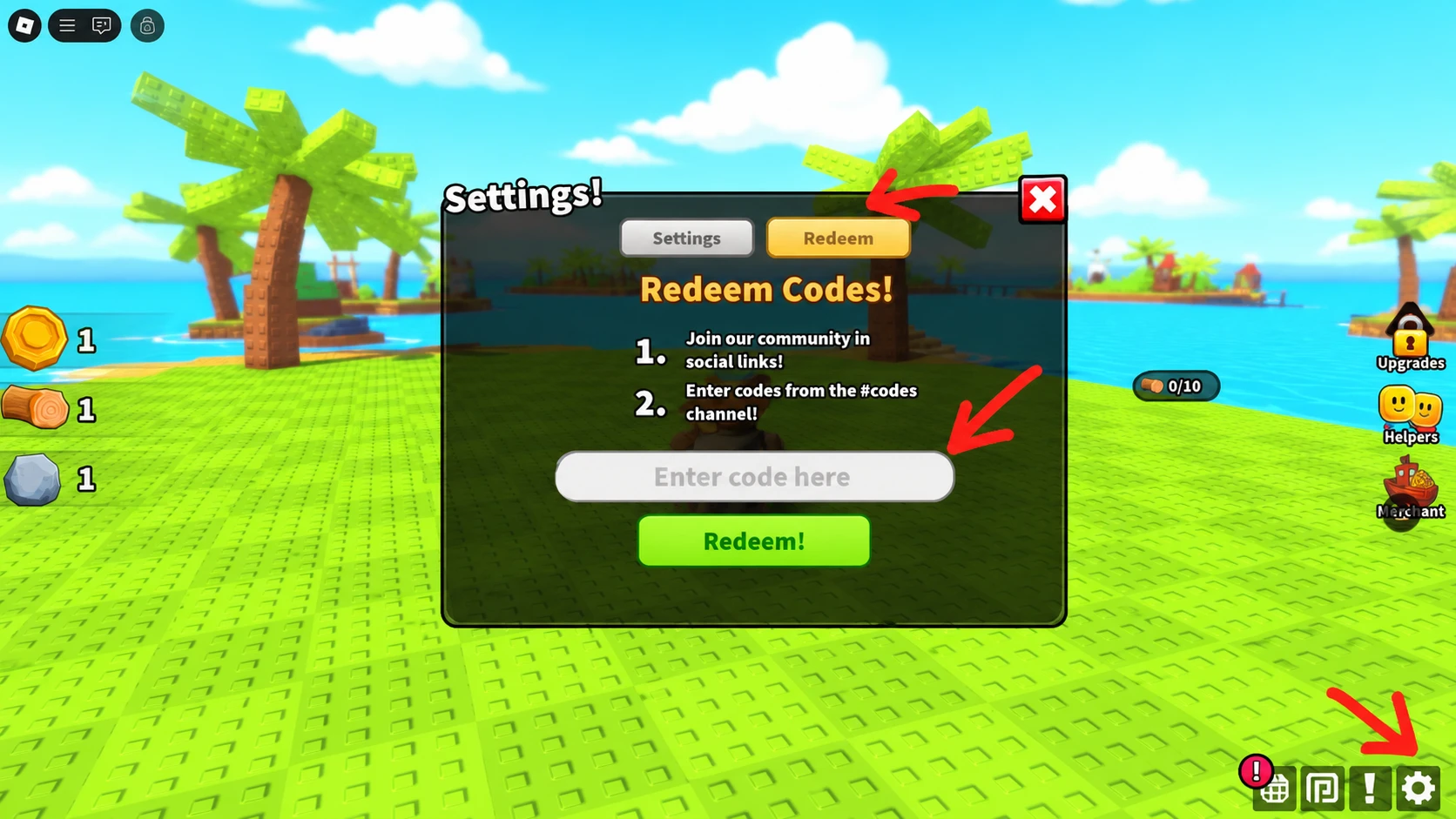 redeem build an island codes