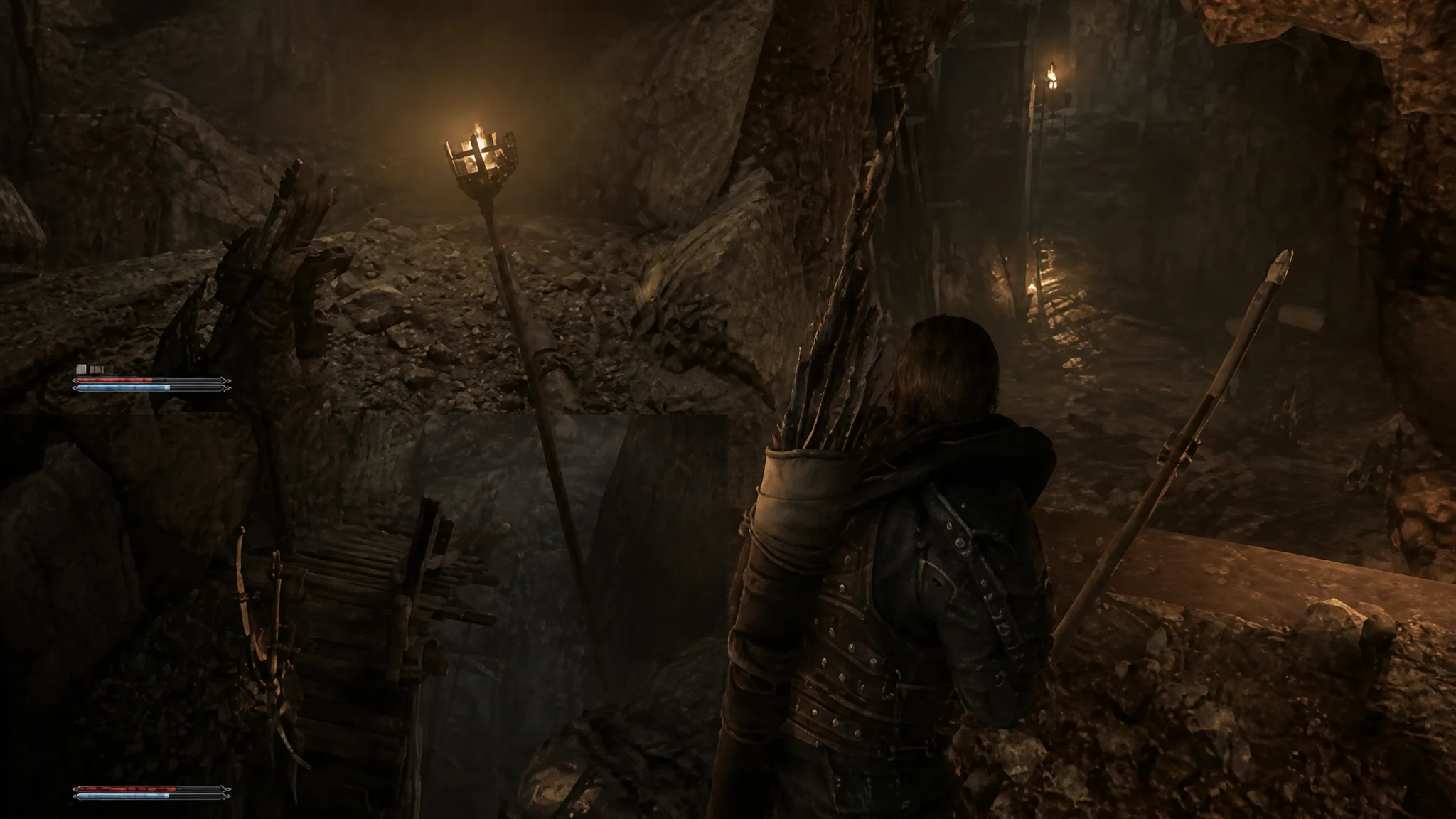 Tarrok held in a cell deep inside the Free Mine in Gothic 1 Remake