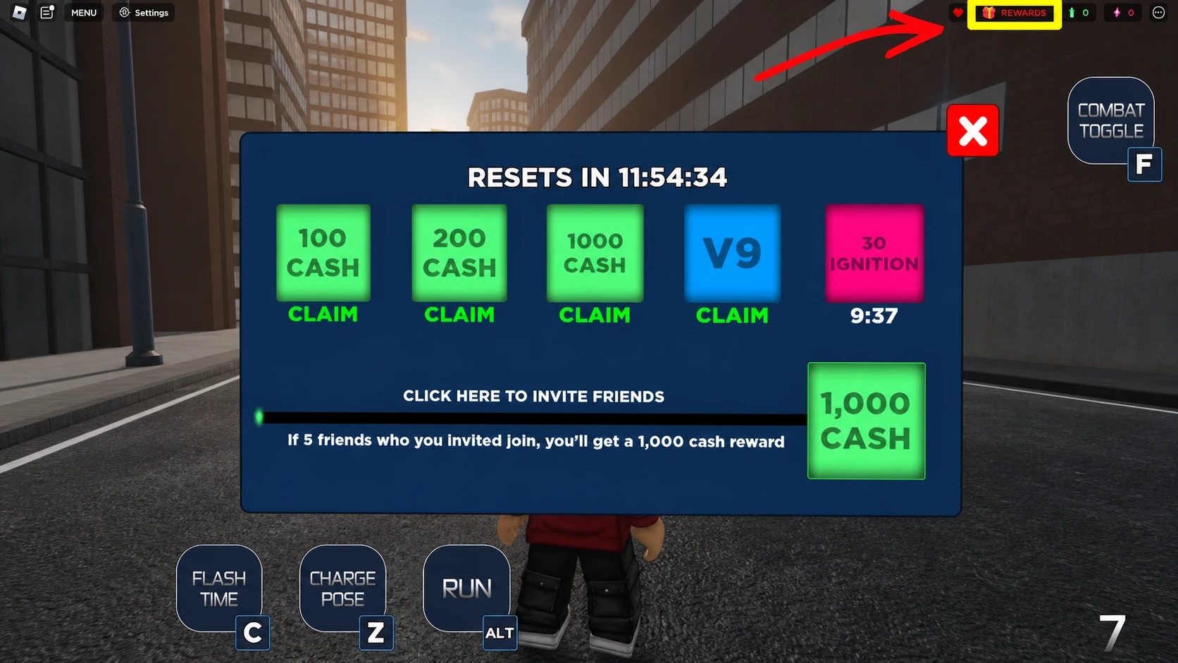 Free rewards in Flashpoint Worlds Collide Roblox
