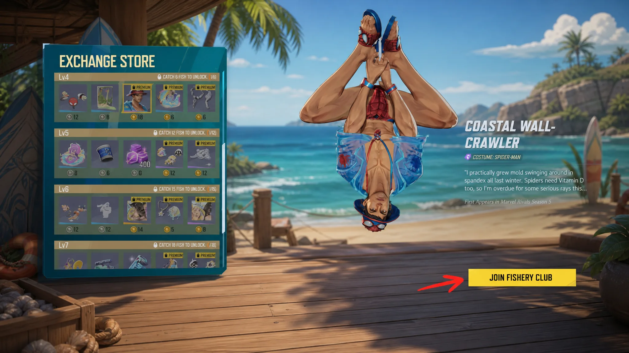 Krakoan Reels Exchange Store Level 4 to 7 rewards