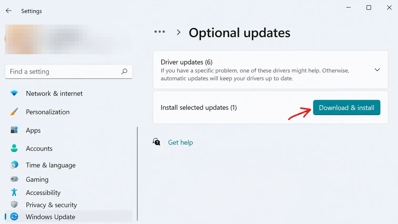Update driver