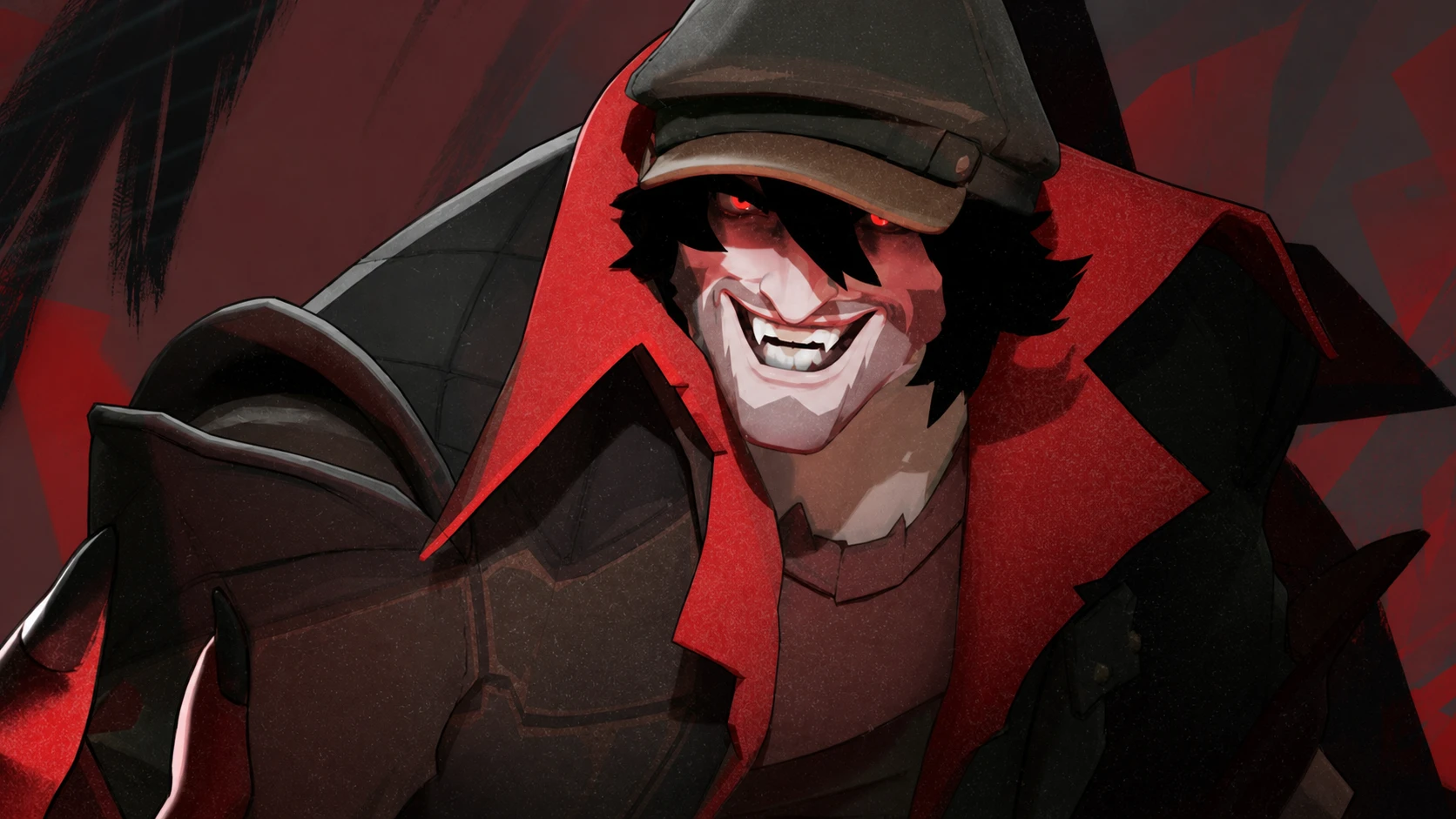 Deadlock characters: the Drifter wearing a flat cap
