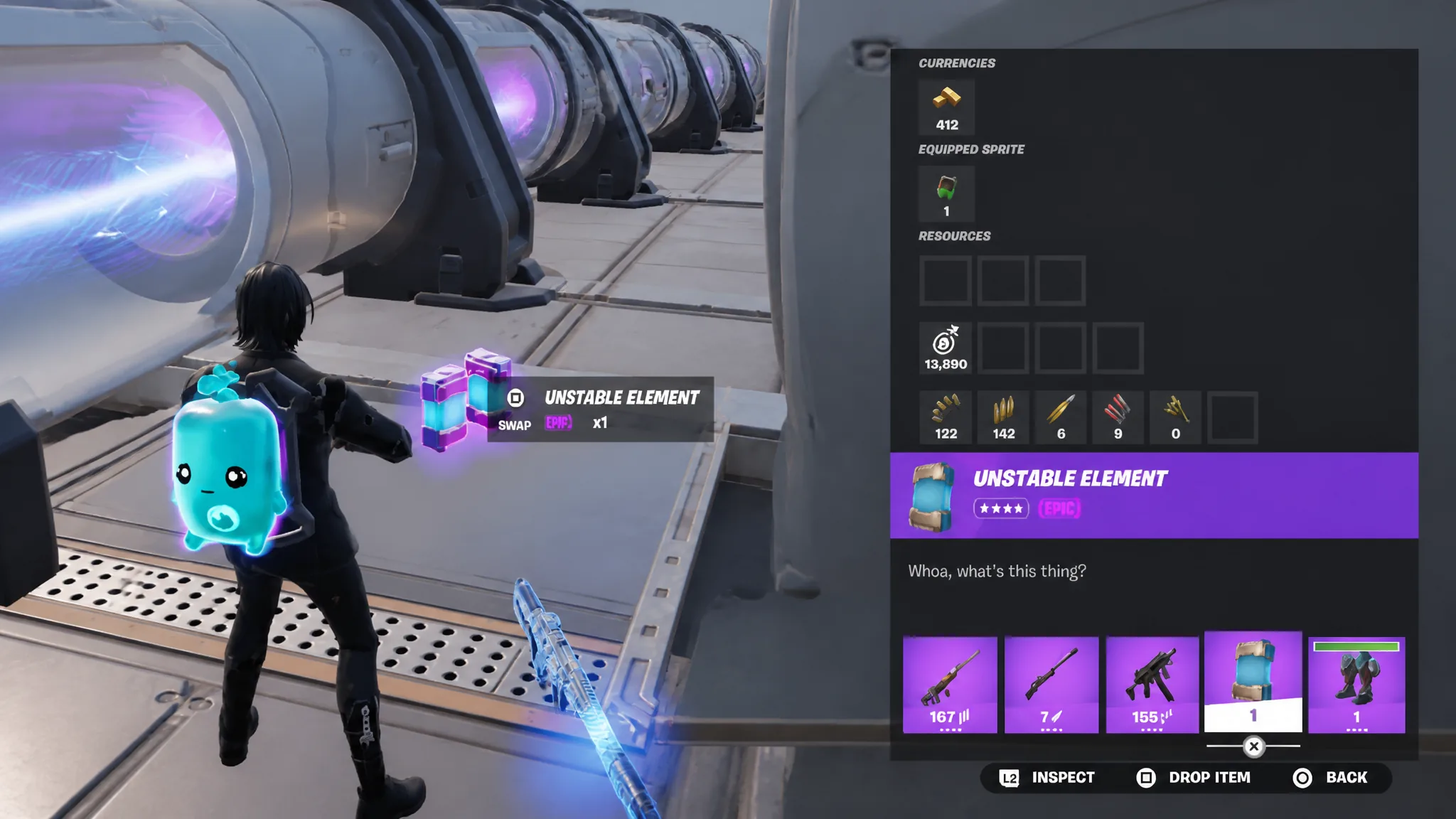 Unstable Element Granted in Fortnite