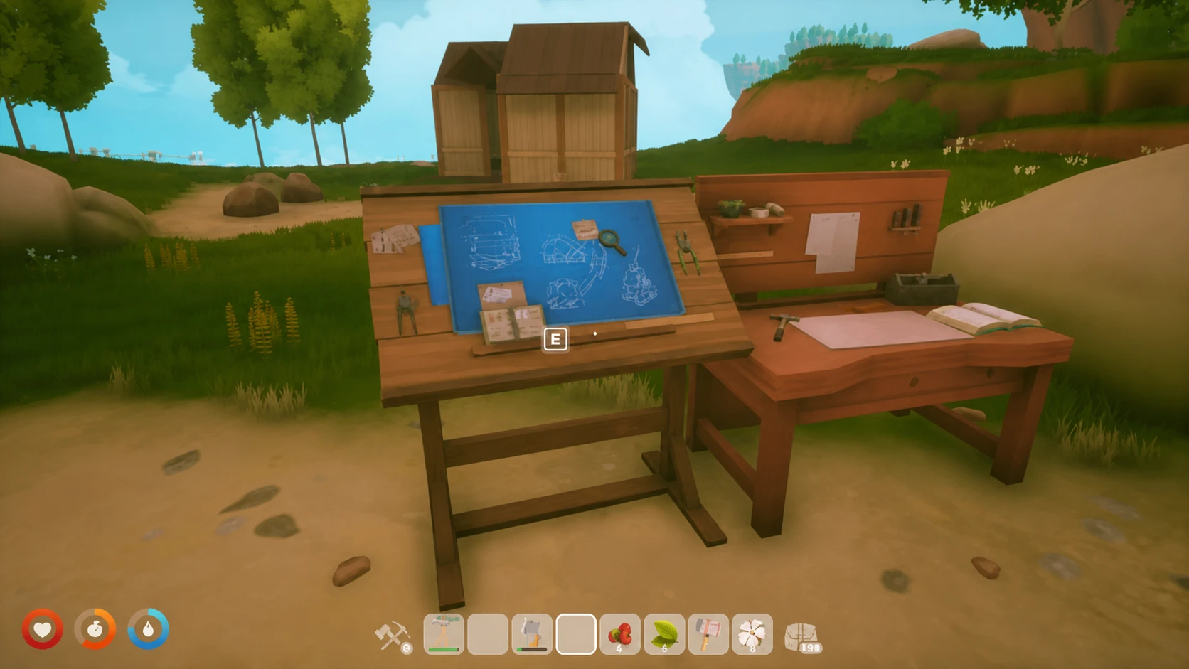 Research Table in Solarpunk
