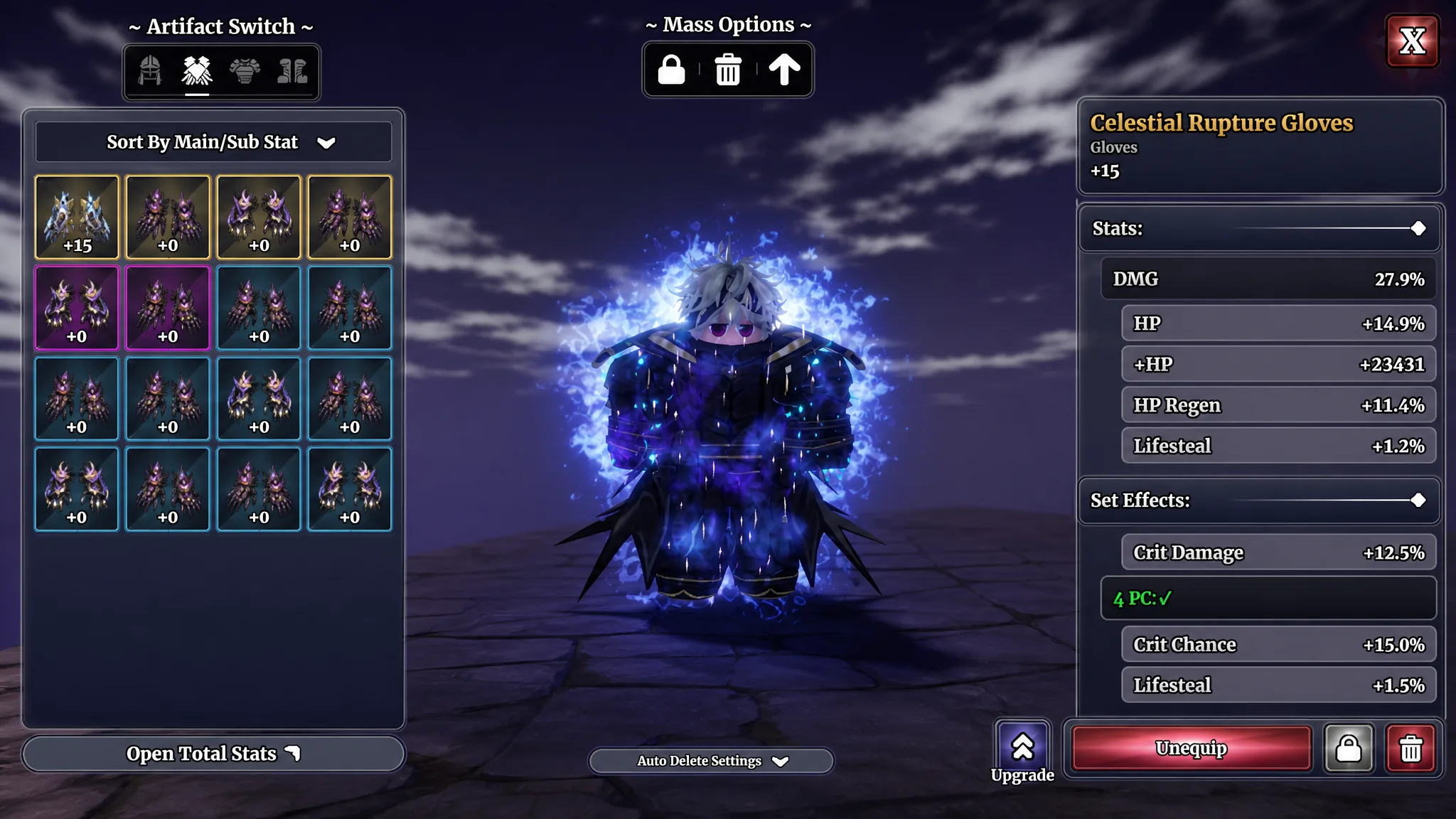 Artifacts explained in Sailor Piece