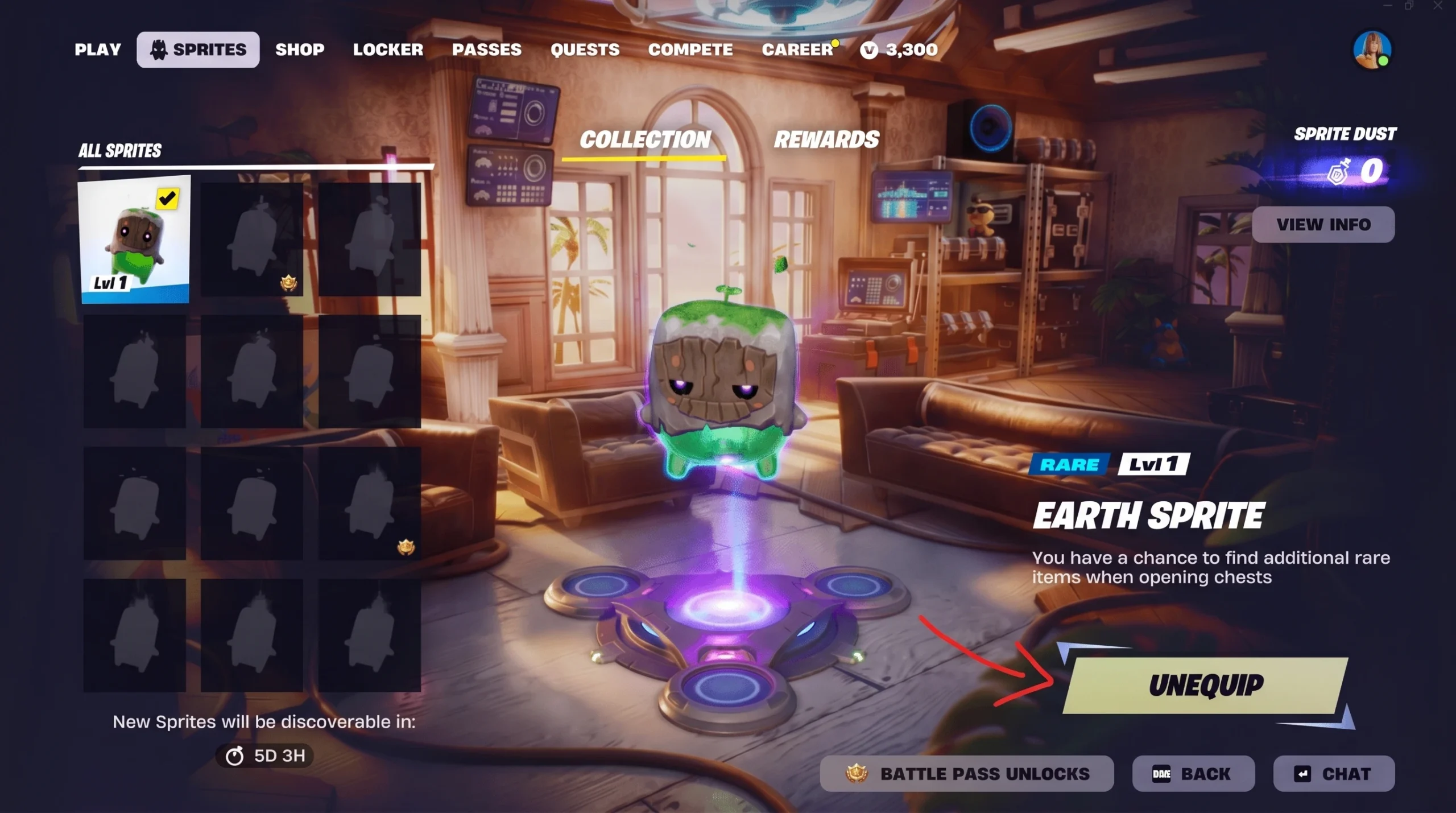 Earth Sprite in Fortnite