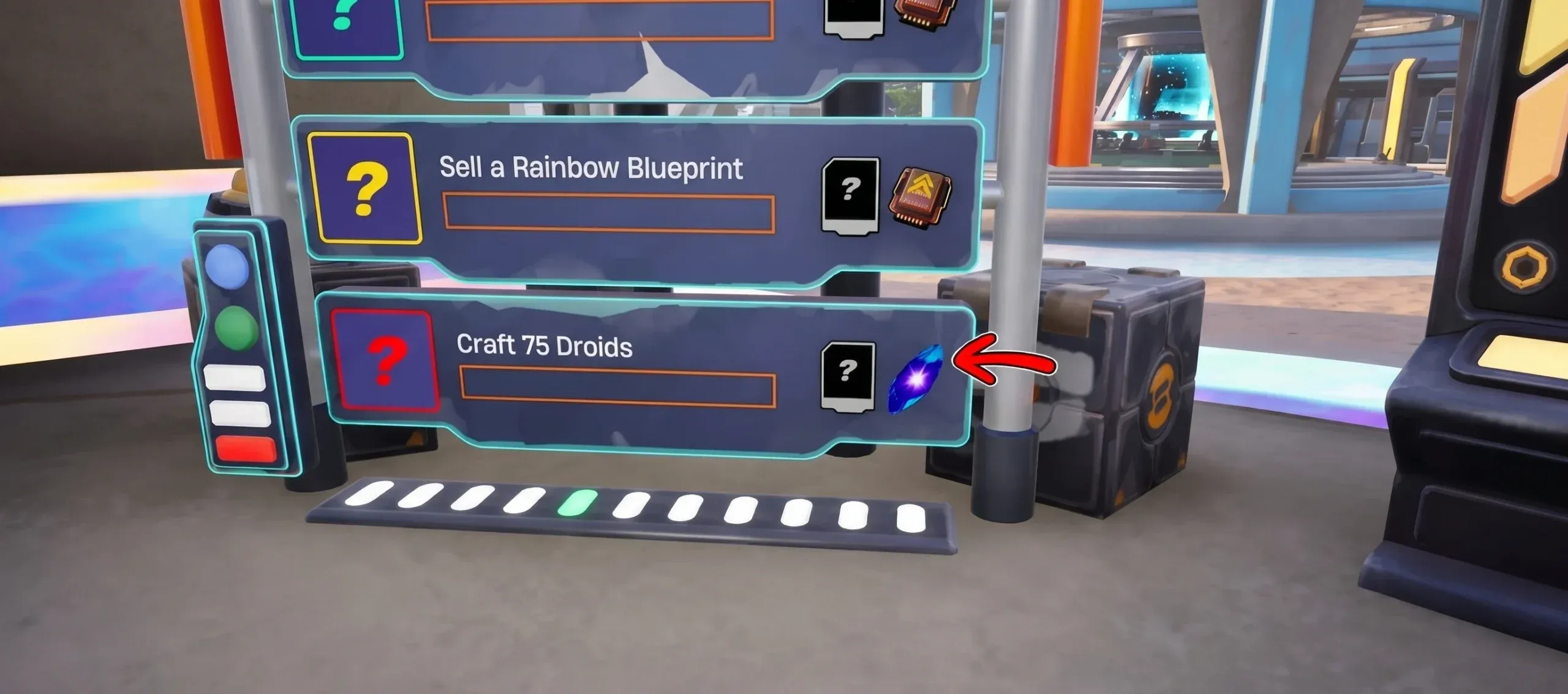 A quest that grants nova crystals in fortnite droid tycoon