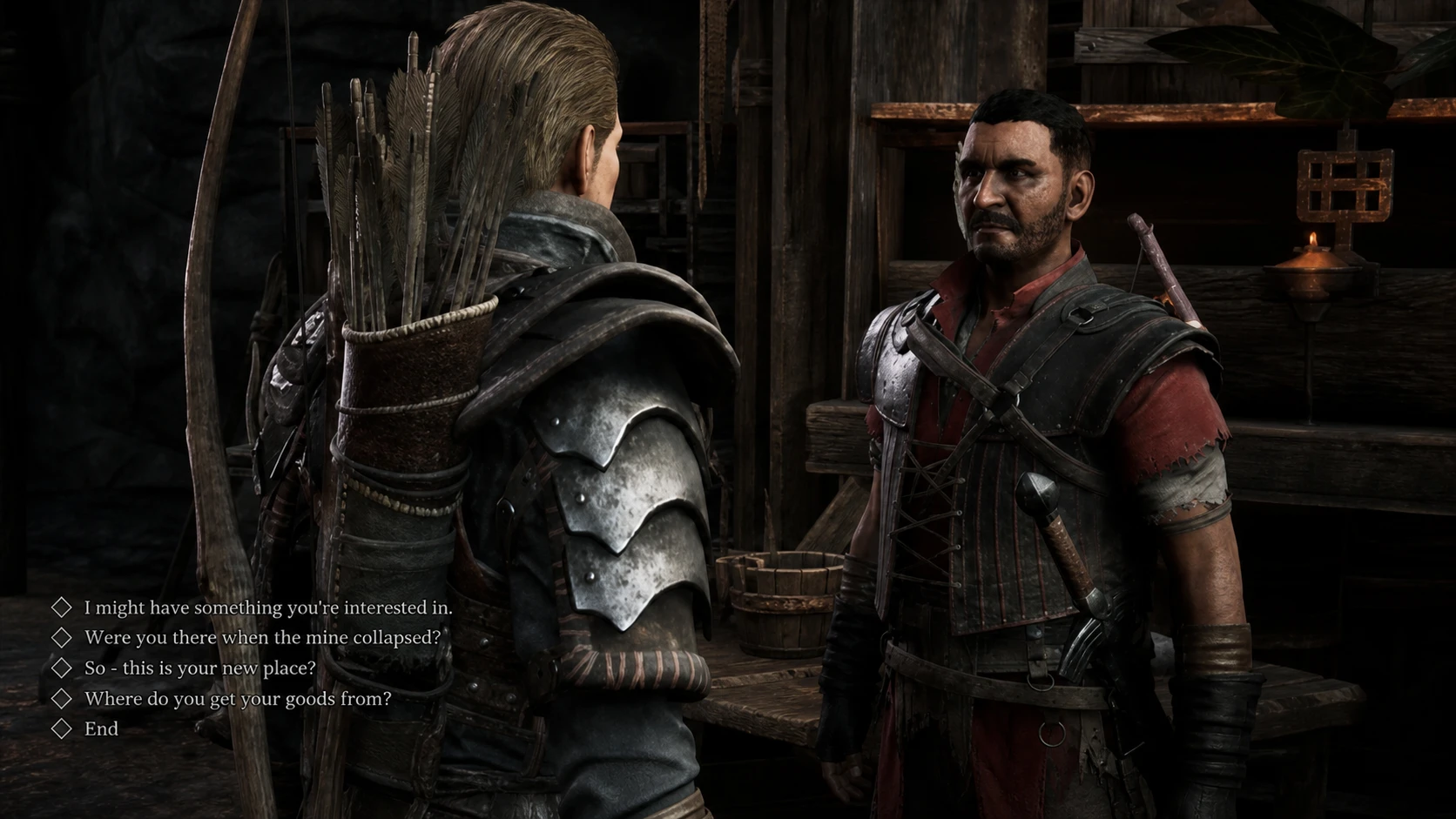 Santino relocated to his shop in the Old Camp in Gothic 1 Remake