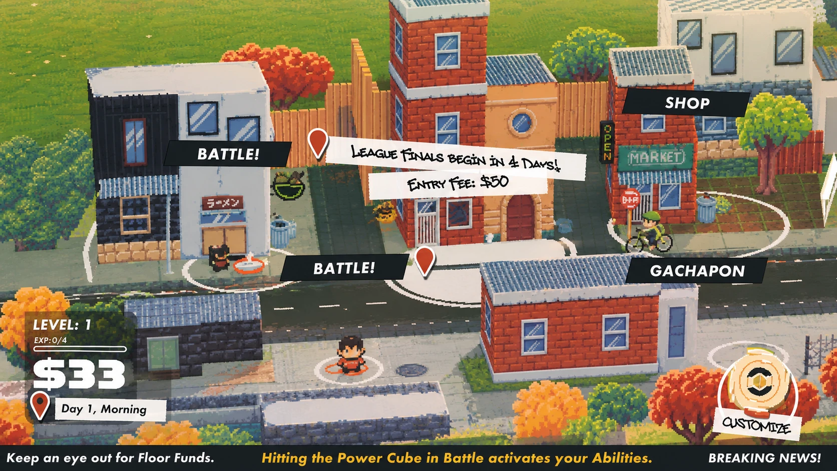 Slayblade demo Steam Next Fest: a lofi neighborhood