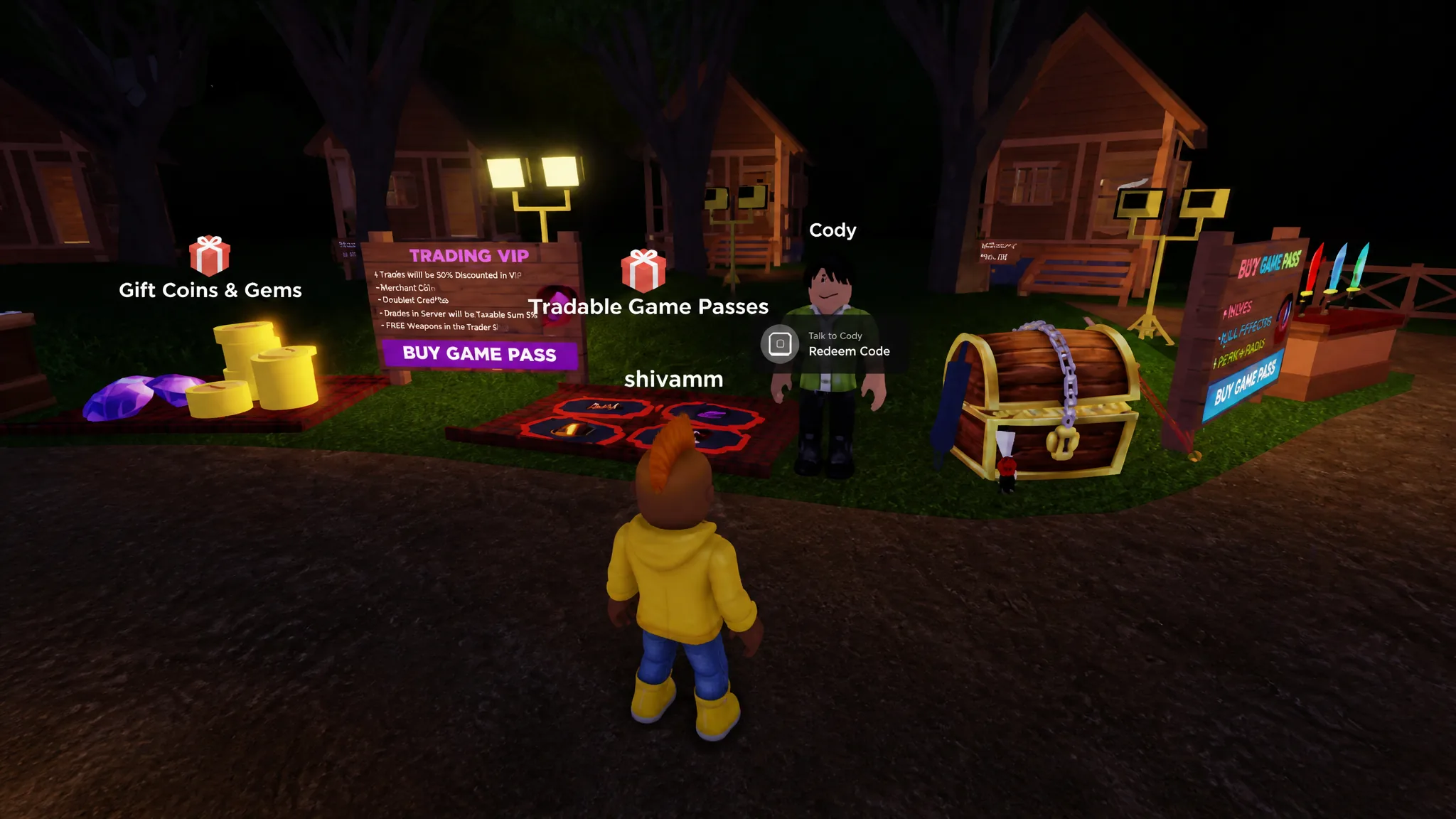 redeem survive the killer Codes