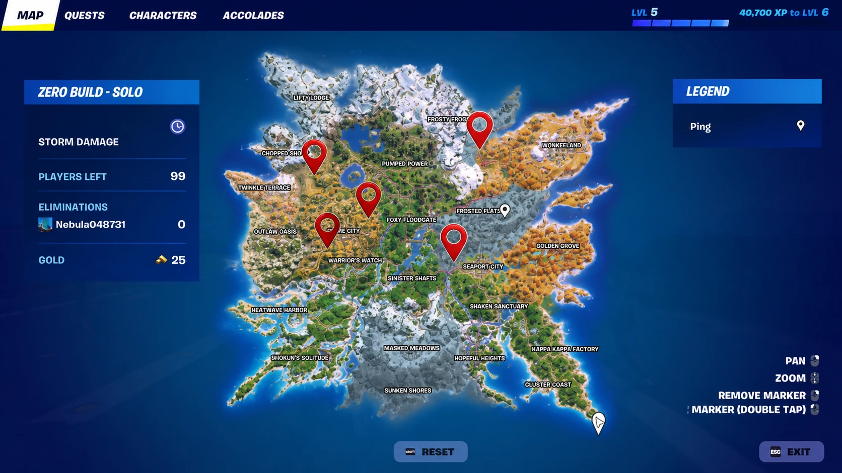 Boss locations in Fortnite Chapter 7 Season 3
