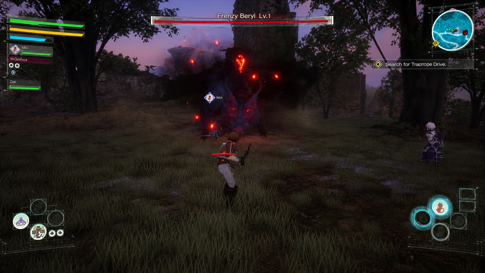 Optional bosses sealed within Arks during the Violet Fencer I quest