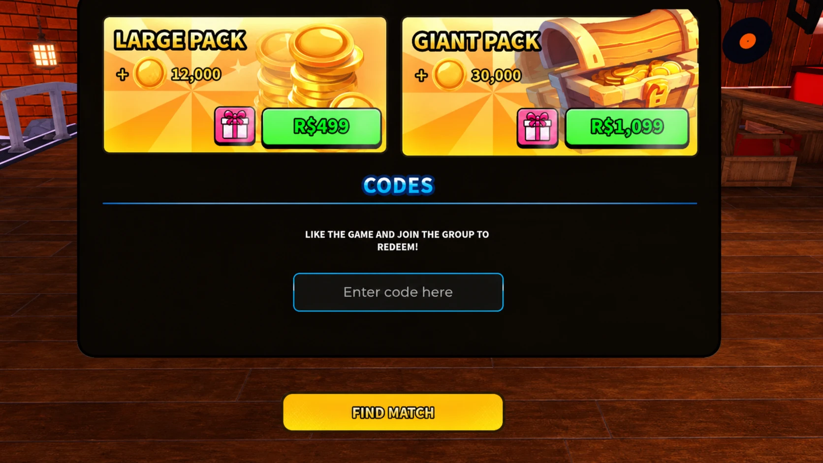 Redeeming 8 Ball X codes on Roblox