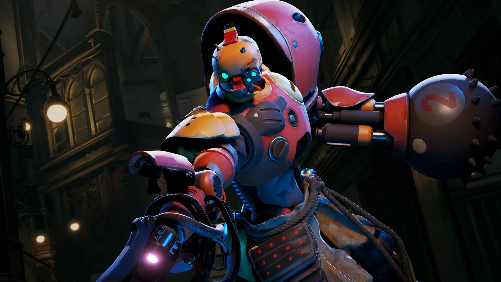Deadlock characters tier list: Bebop the red and orange robot