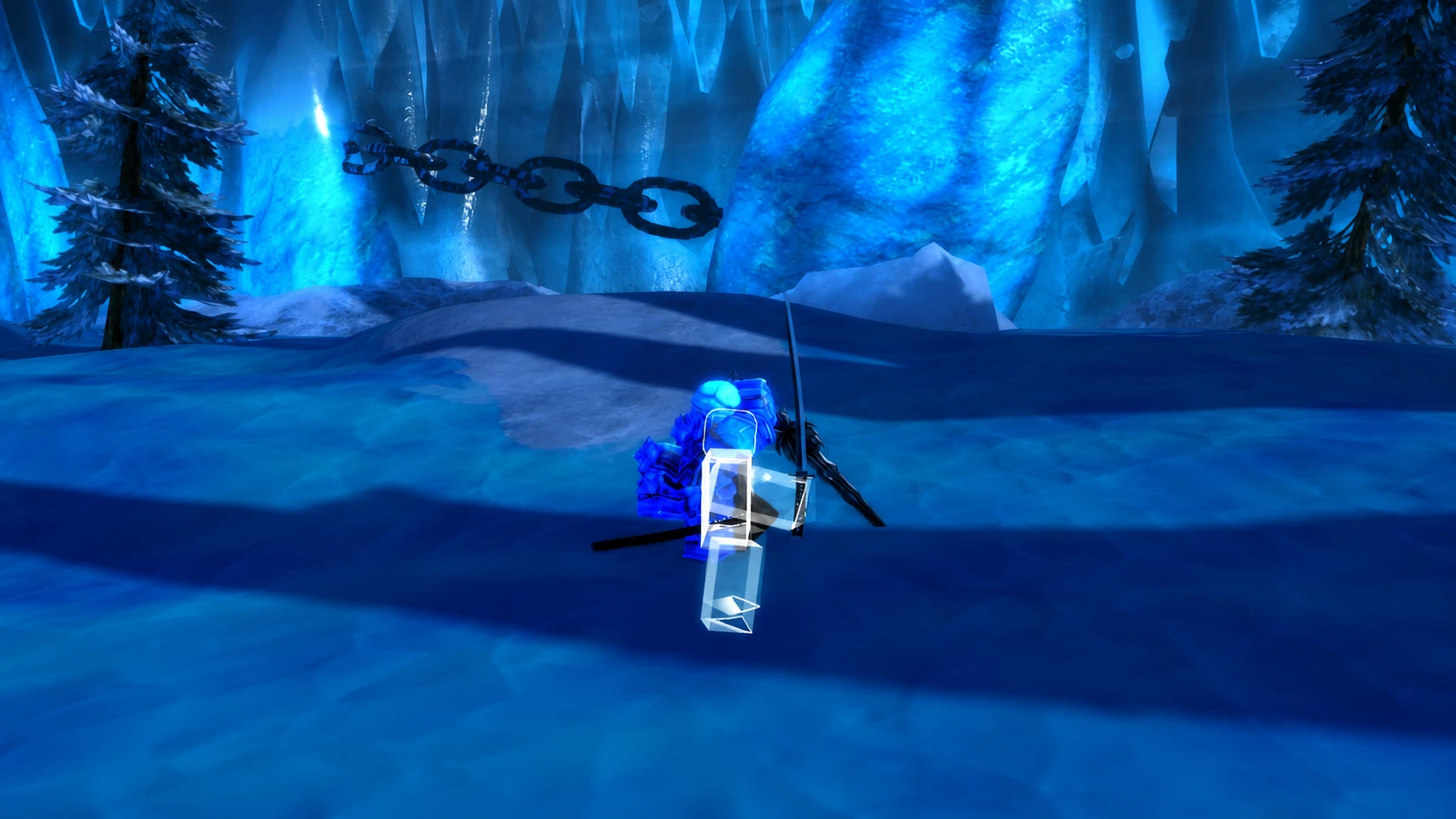 A player attacking the Gelum Boss in VV Ultimatum