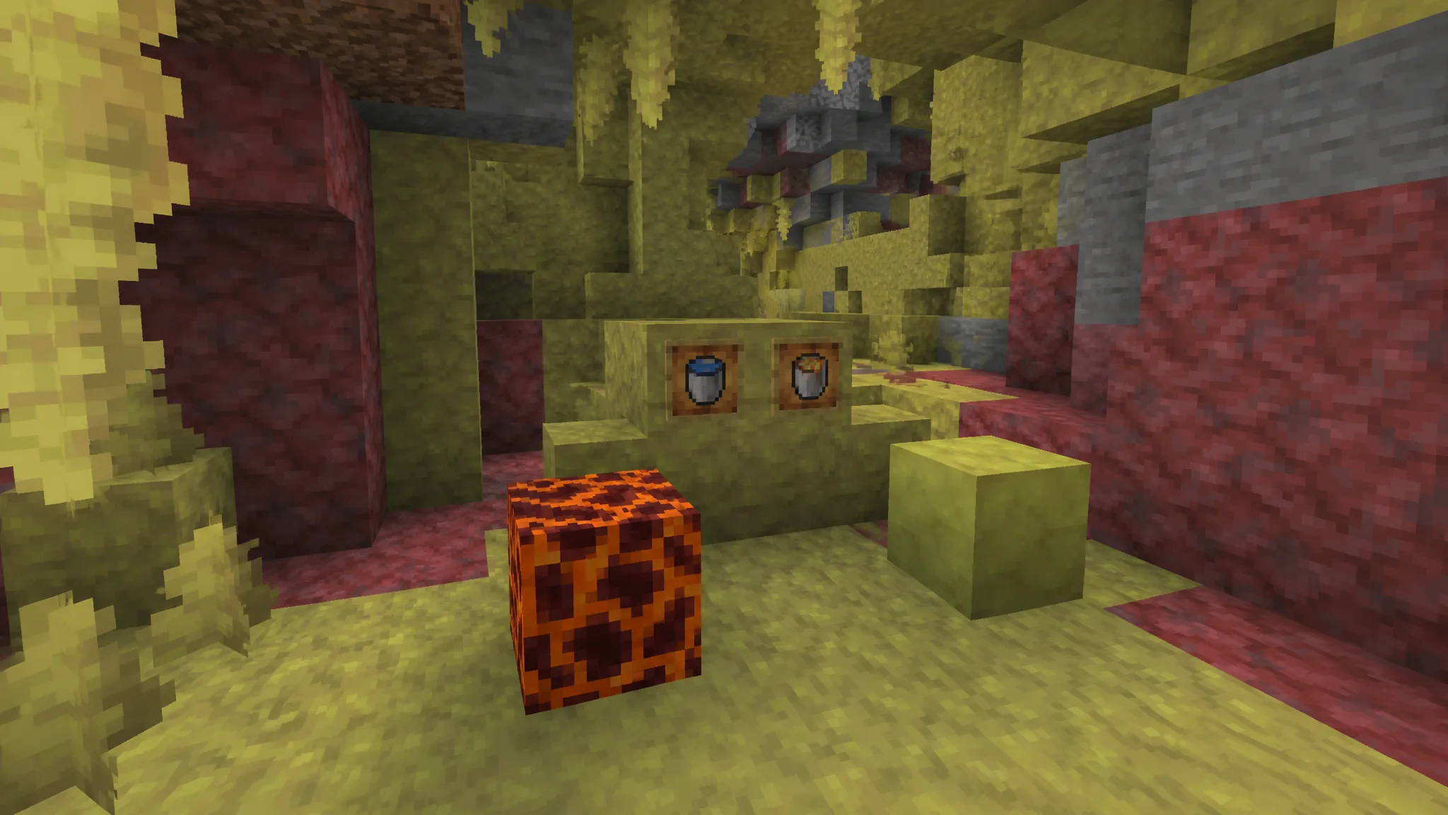 Items Required to Make a Geyser in Minecraft