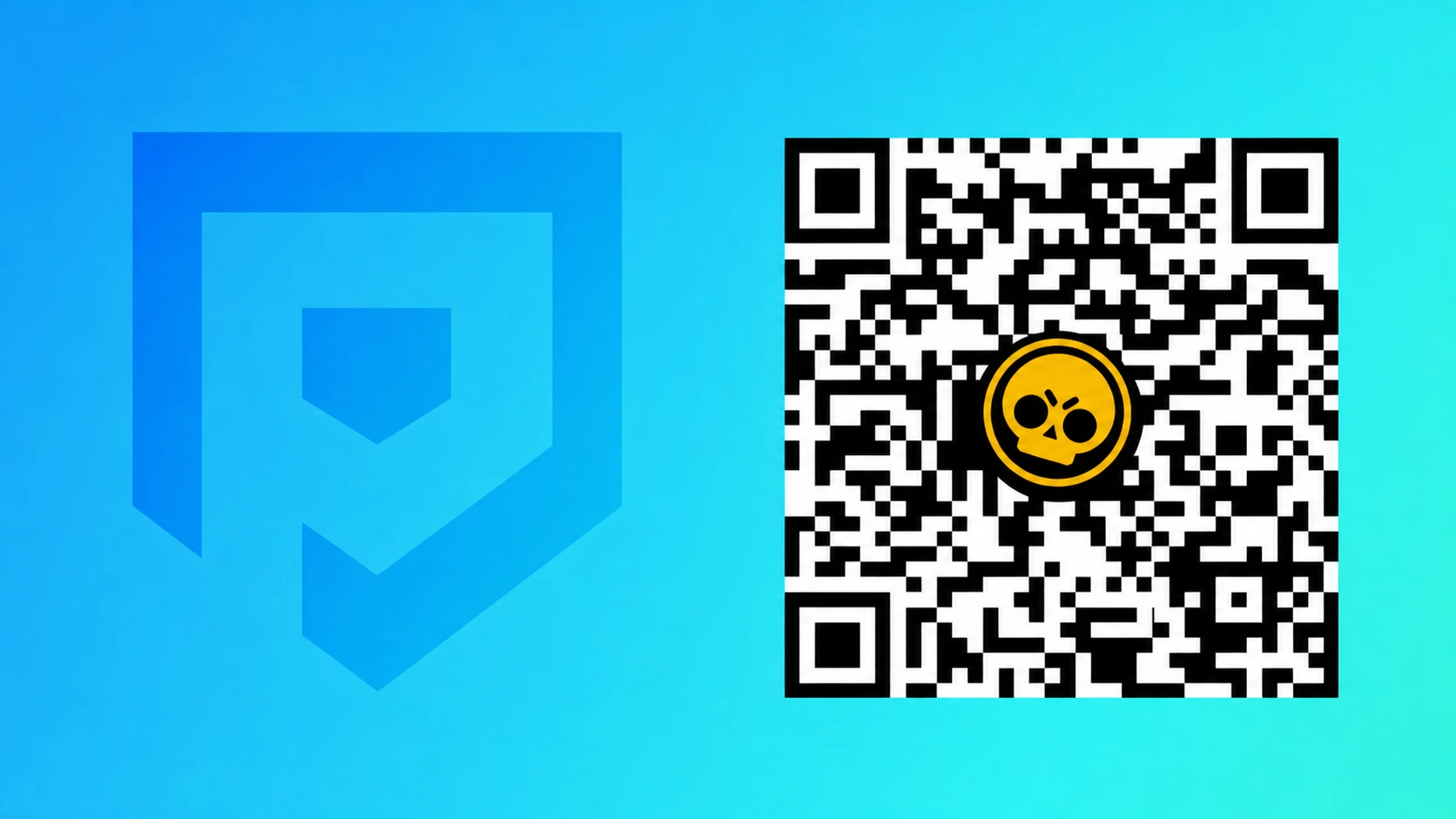 Brawl Stars QR code offering a free bulb pin