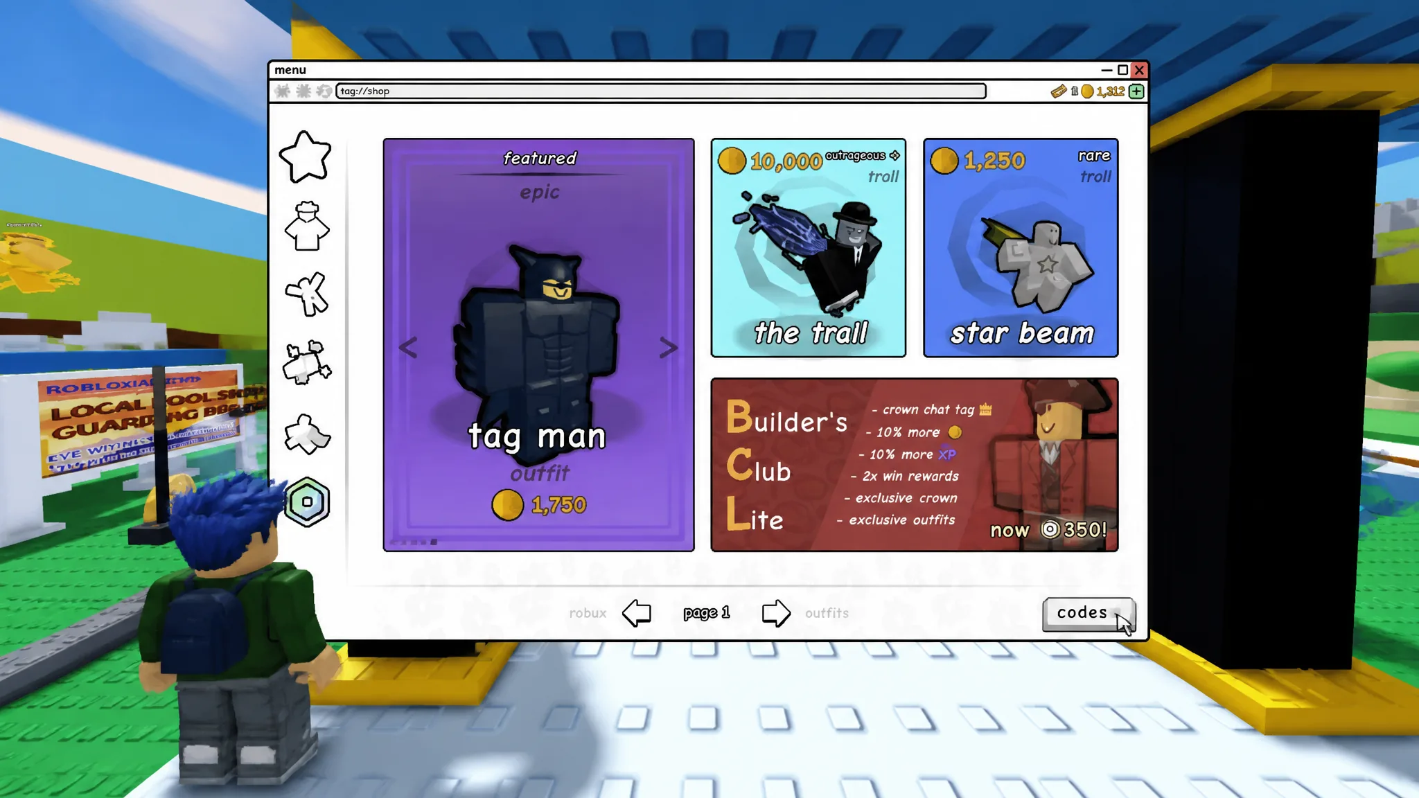 redeem Roblox Untitled Tag Game Codes