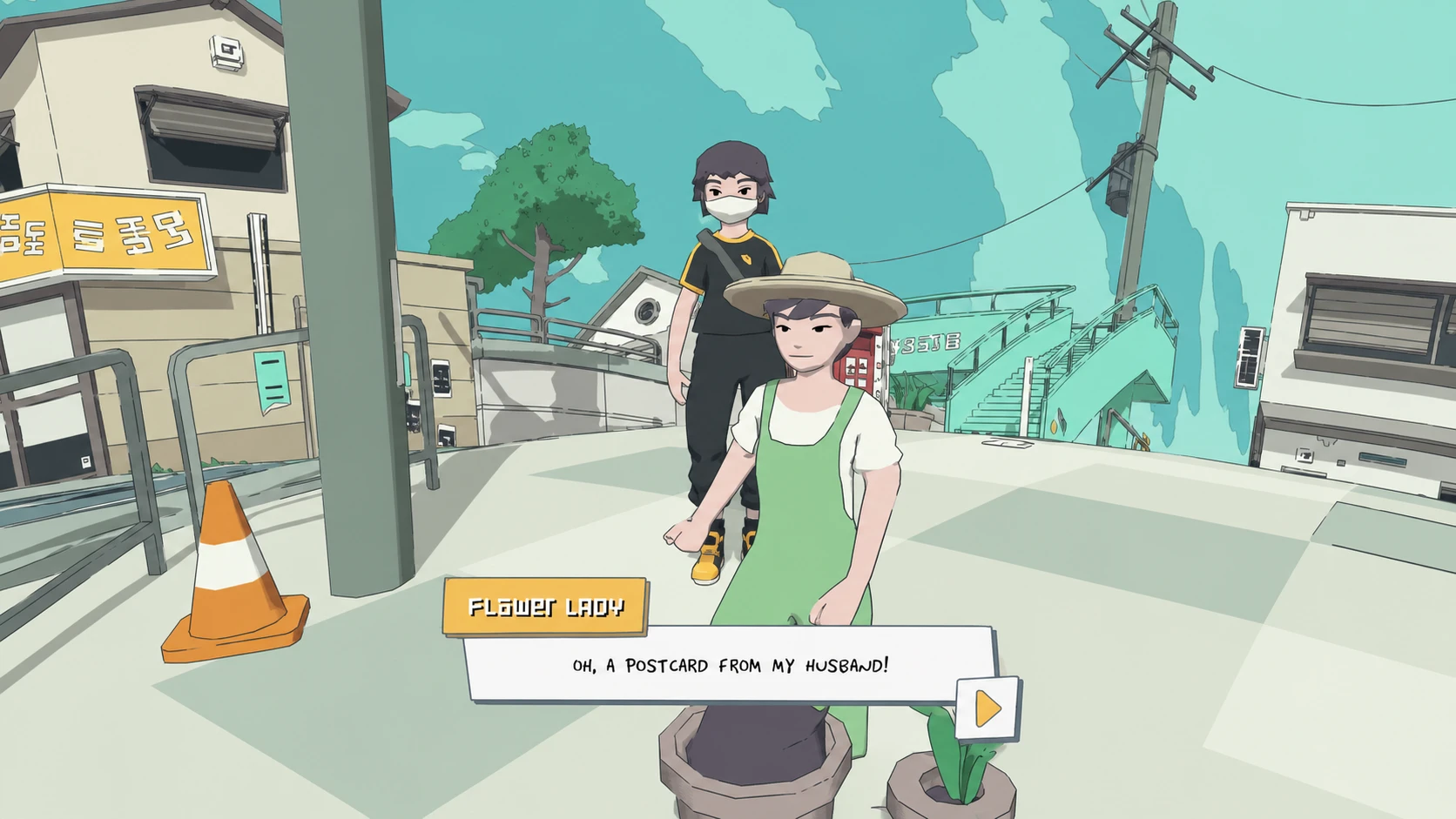 The Flower Lady, as seen in Messenger