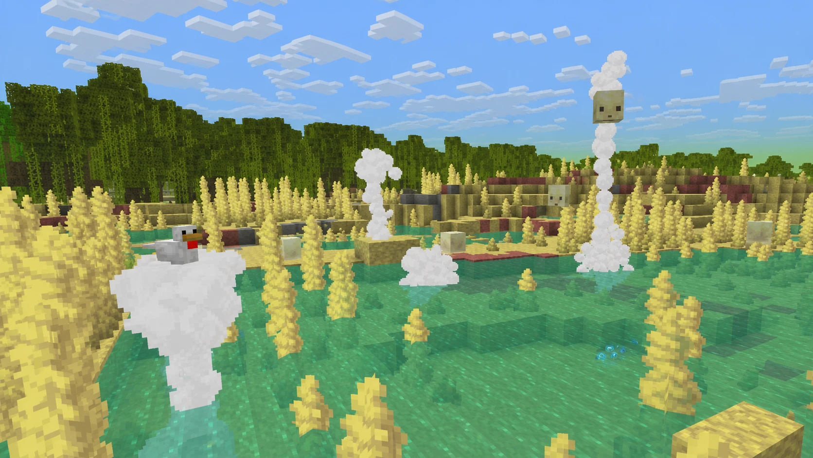 Geysers in chaos cubed update minecraft