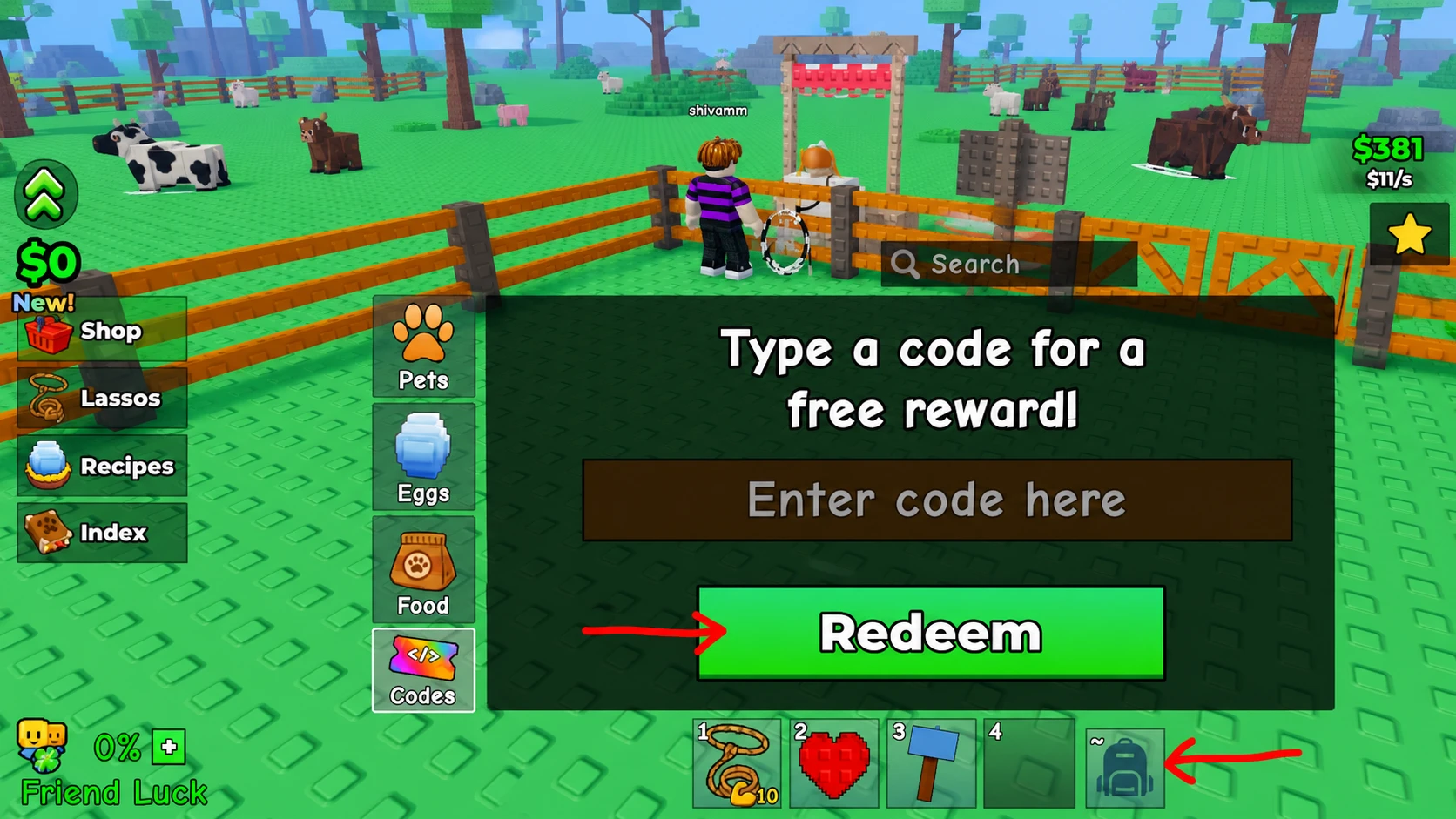 Catch and Tame codes redeem