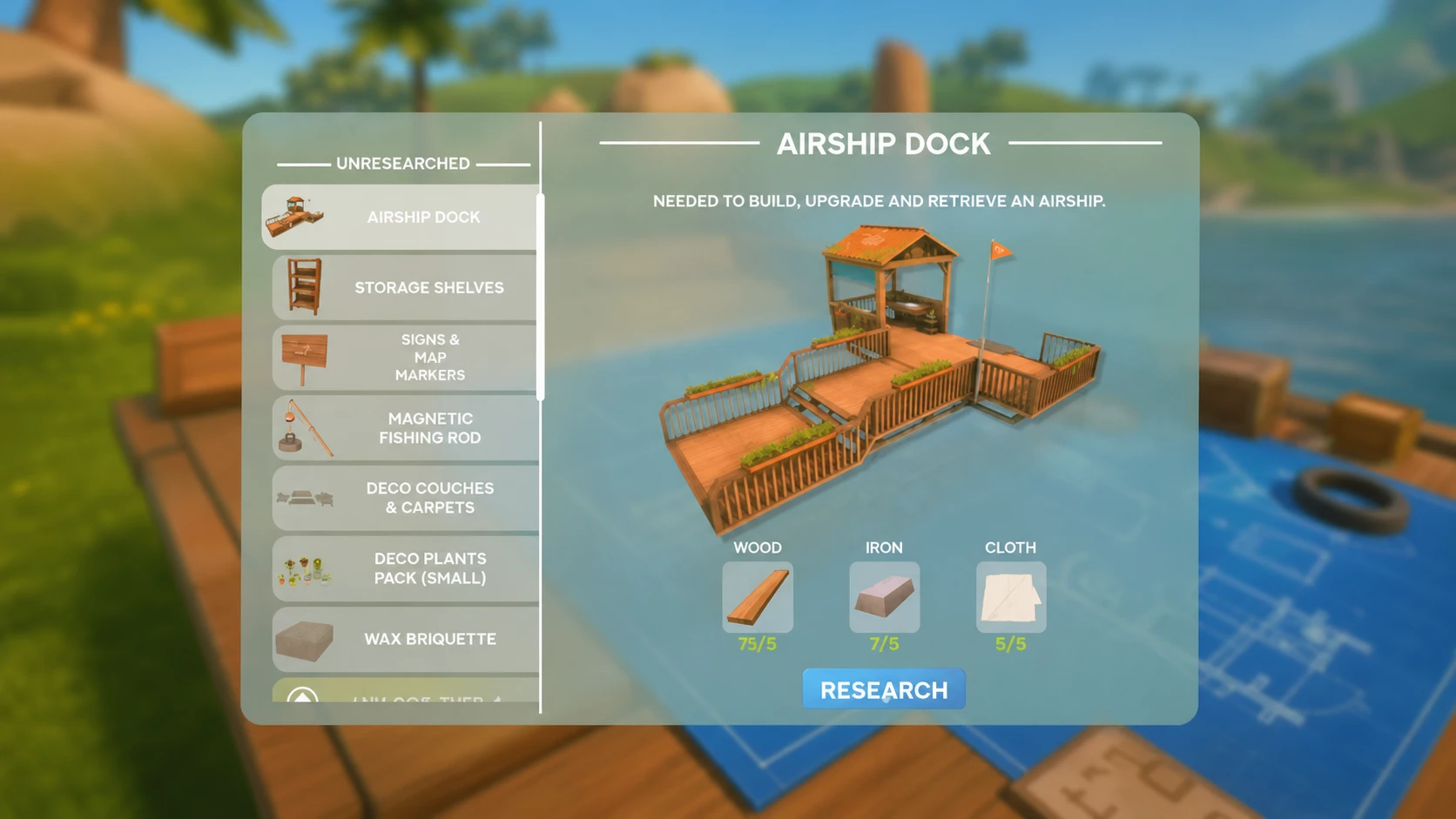 Airship Dock in Solarpunk