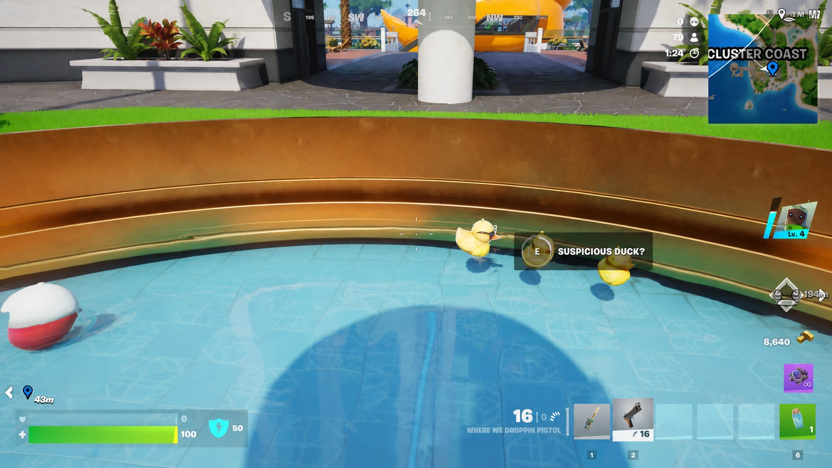 Mysterious Duck in Fortnite