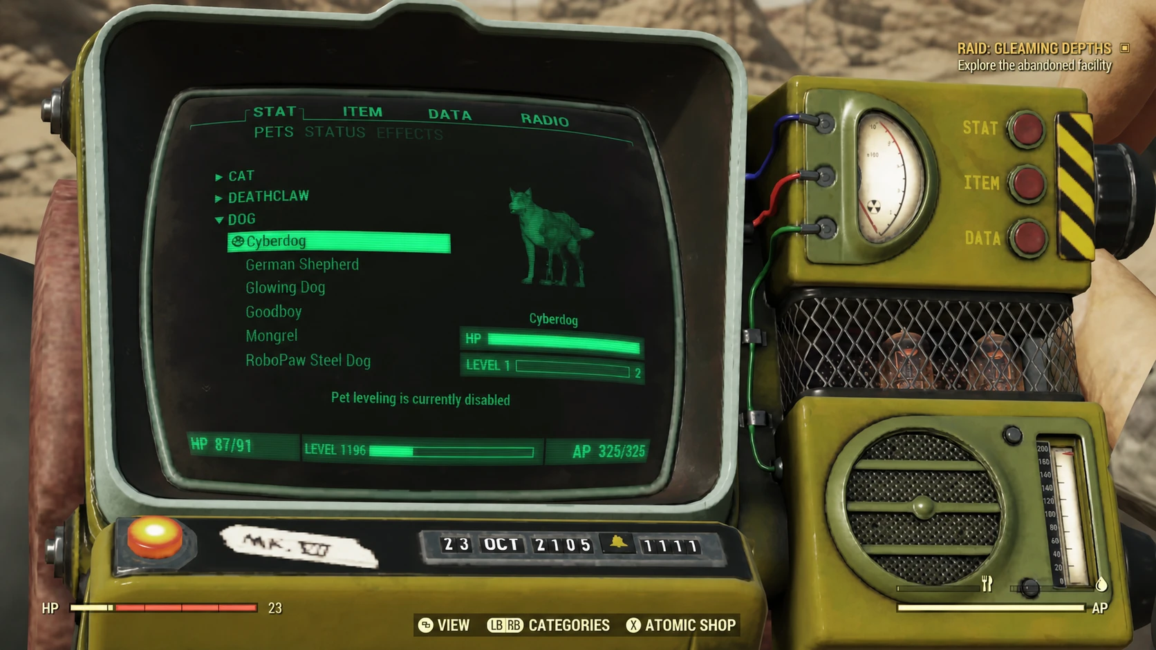 Fallout 76 World Pets: How CAMP Companions Roam Appalachia on the PTS