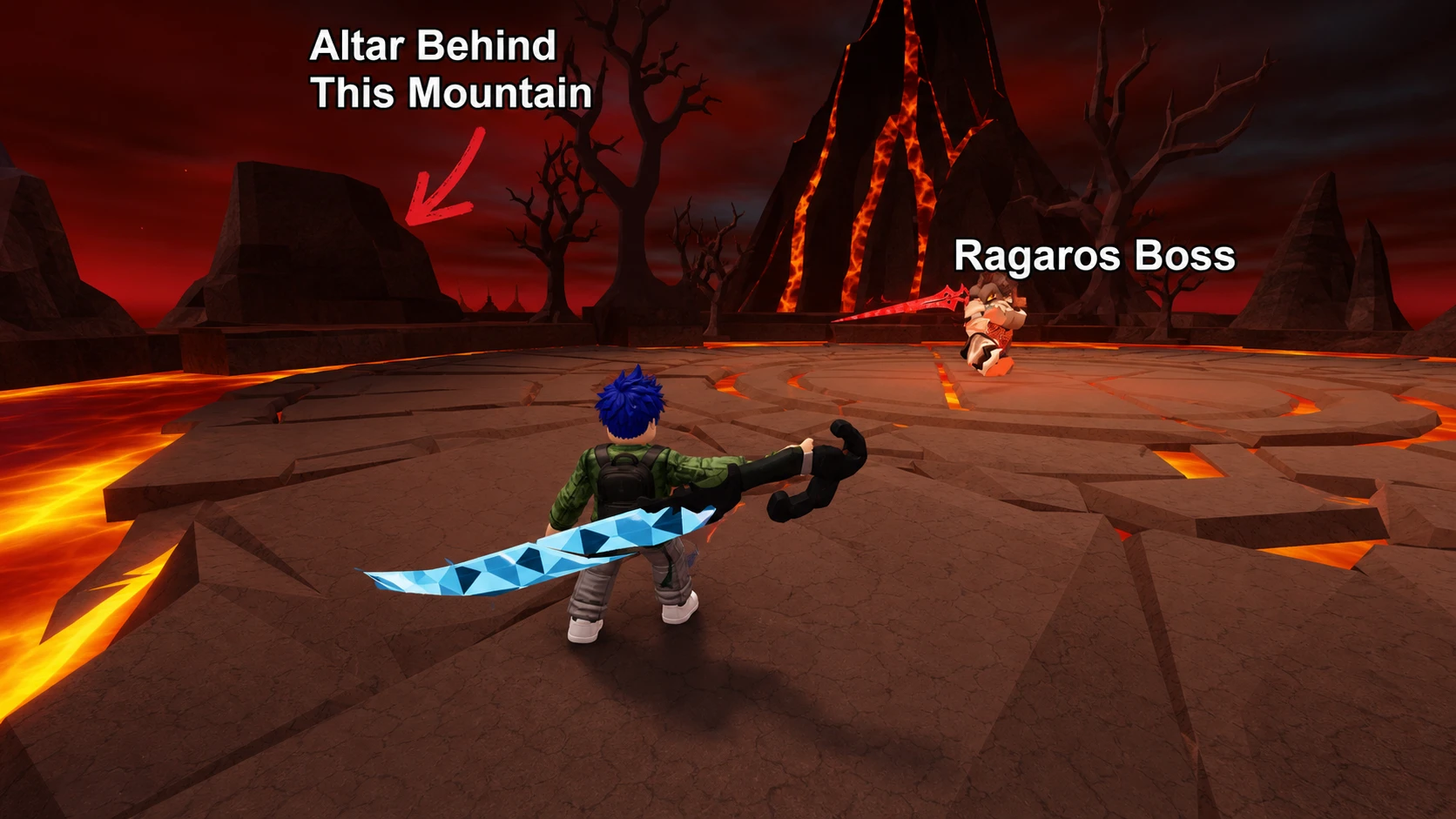 image showing the location of Energy Recovery Altar