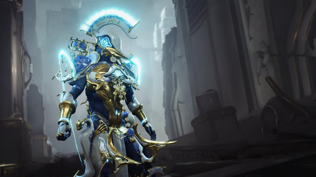 Styanax Prime, as seen in Warframe, with its signature skin