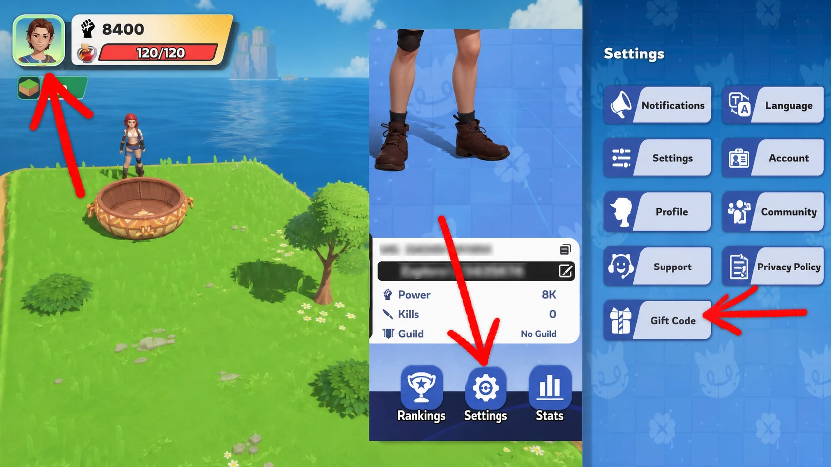 How to redeem Palmon Survival codes