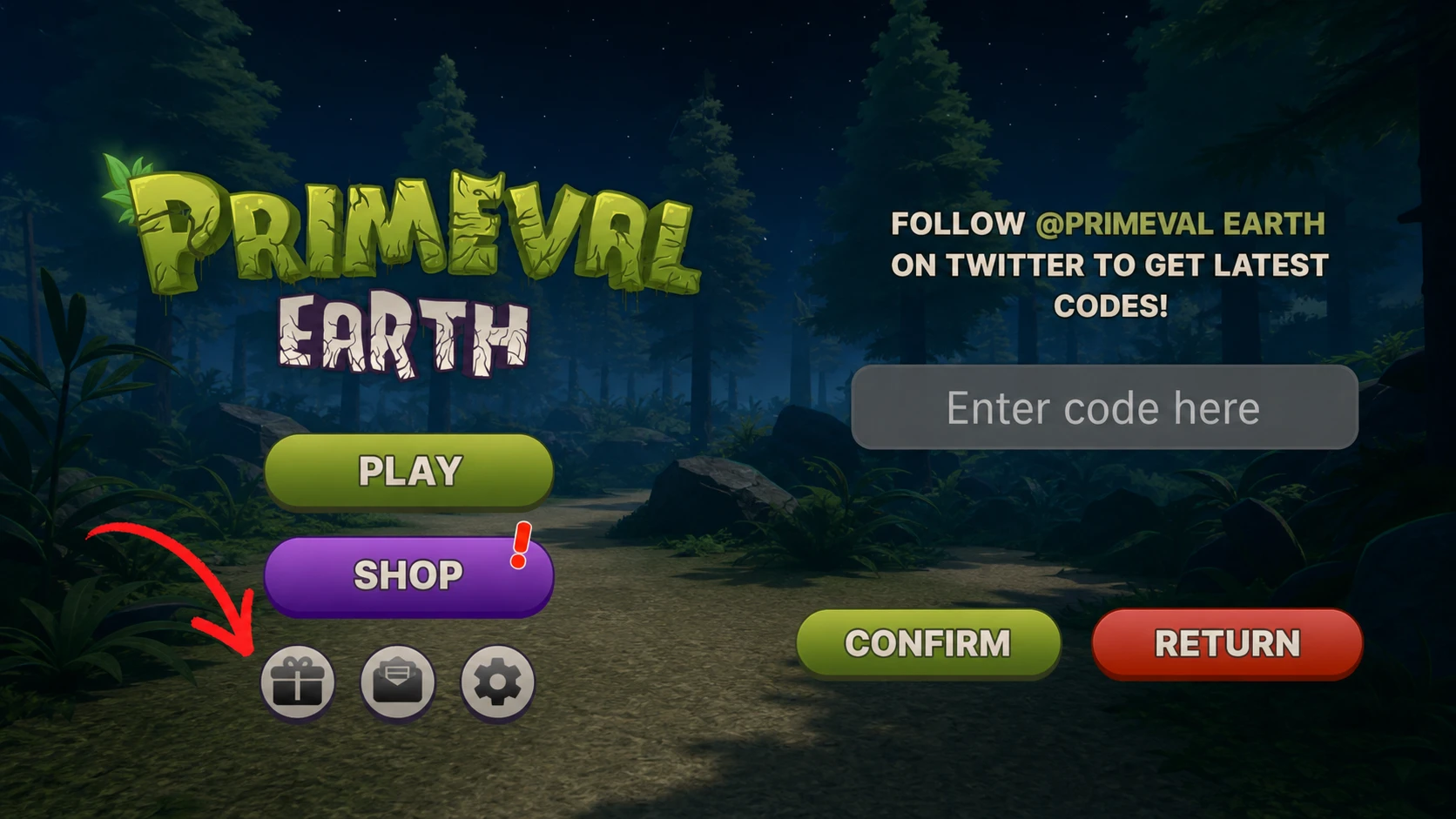 How to redeem Primeval Earth codes