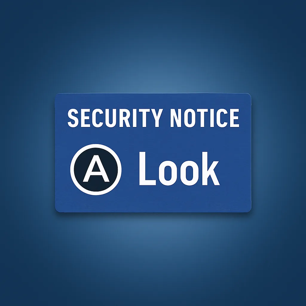 Security Notice (Stephen Bright)
