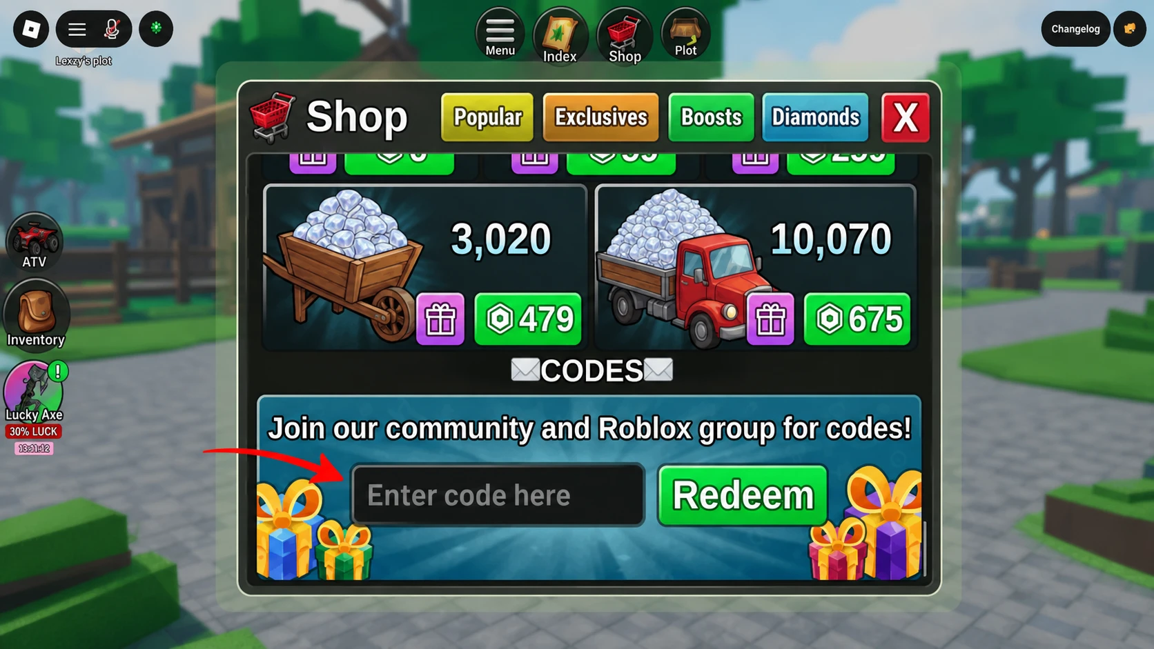 Timber! Code redemption