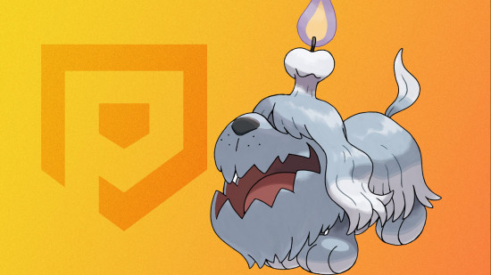 Best gen 9 pokemon greavard: An image of the dog pokemon greavard sitting
