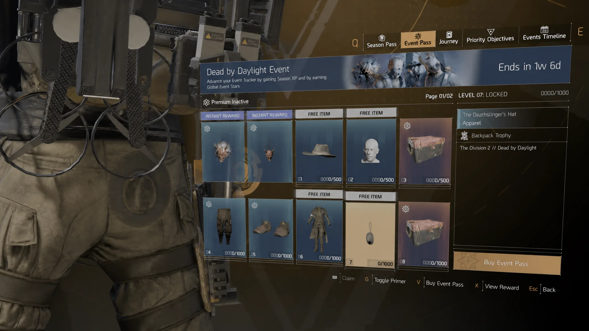 Dead by Daylight in The Division 2