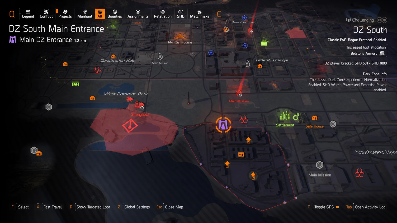 Dark ZOne in The Division 2