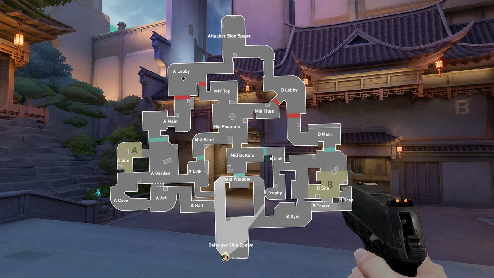 Valorant Summit minimap